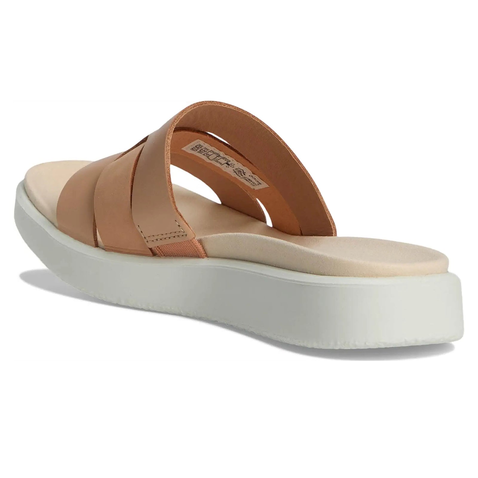 Ecco Flowt 273743 Leather Womens Sandals#color_biscuit biscuit