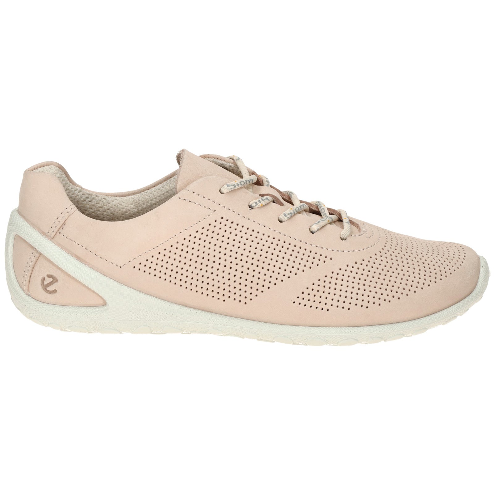 Ecco Biom Lite Nubuck Leather Womens Trainers#color_rose dust