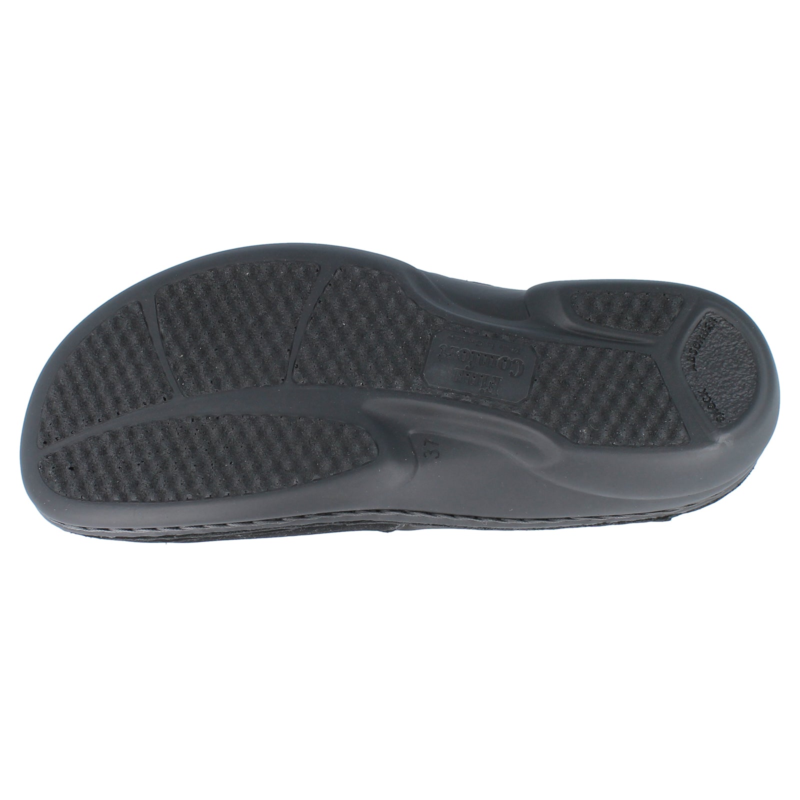 Finn Comfort Asinara Leather Synthetic Womens Sandals#color_black