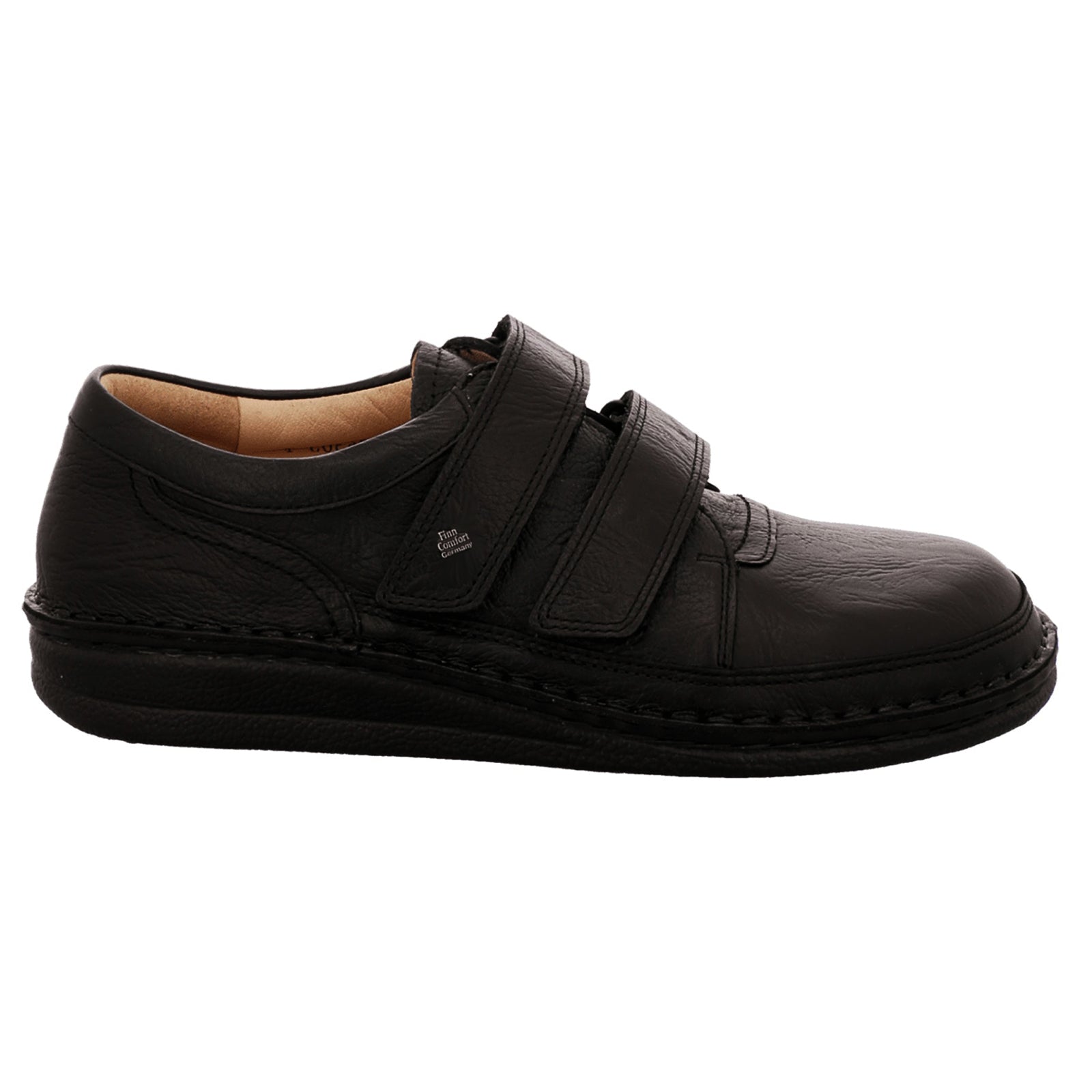 Finn Comfort Koln Leather Mens Shoes#color_black