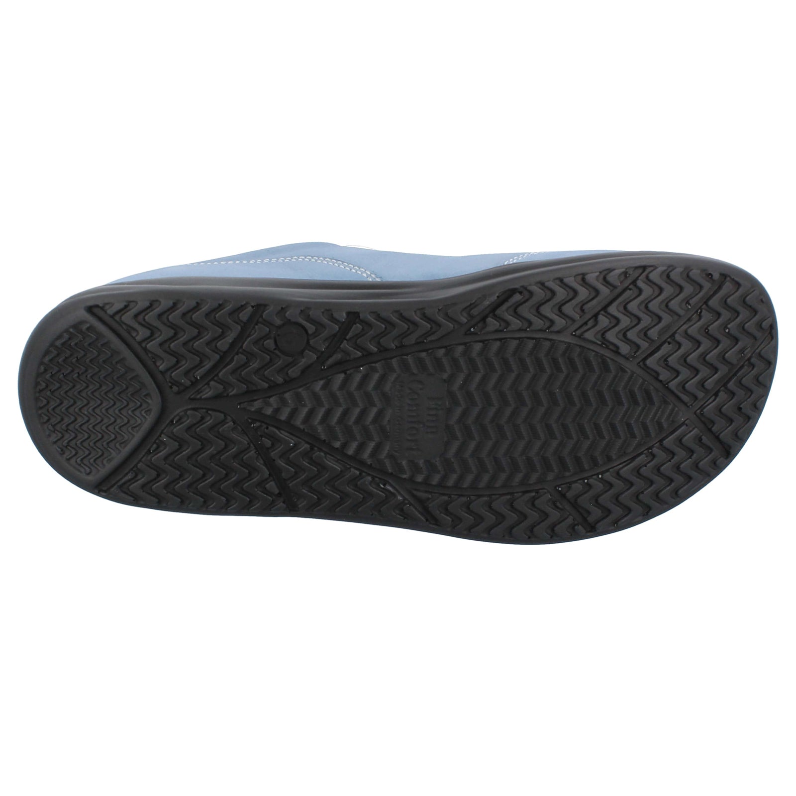 Finn Comfort Otaru Nubuck Leather Womens Shoes#color_blue