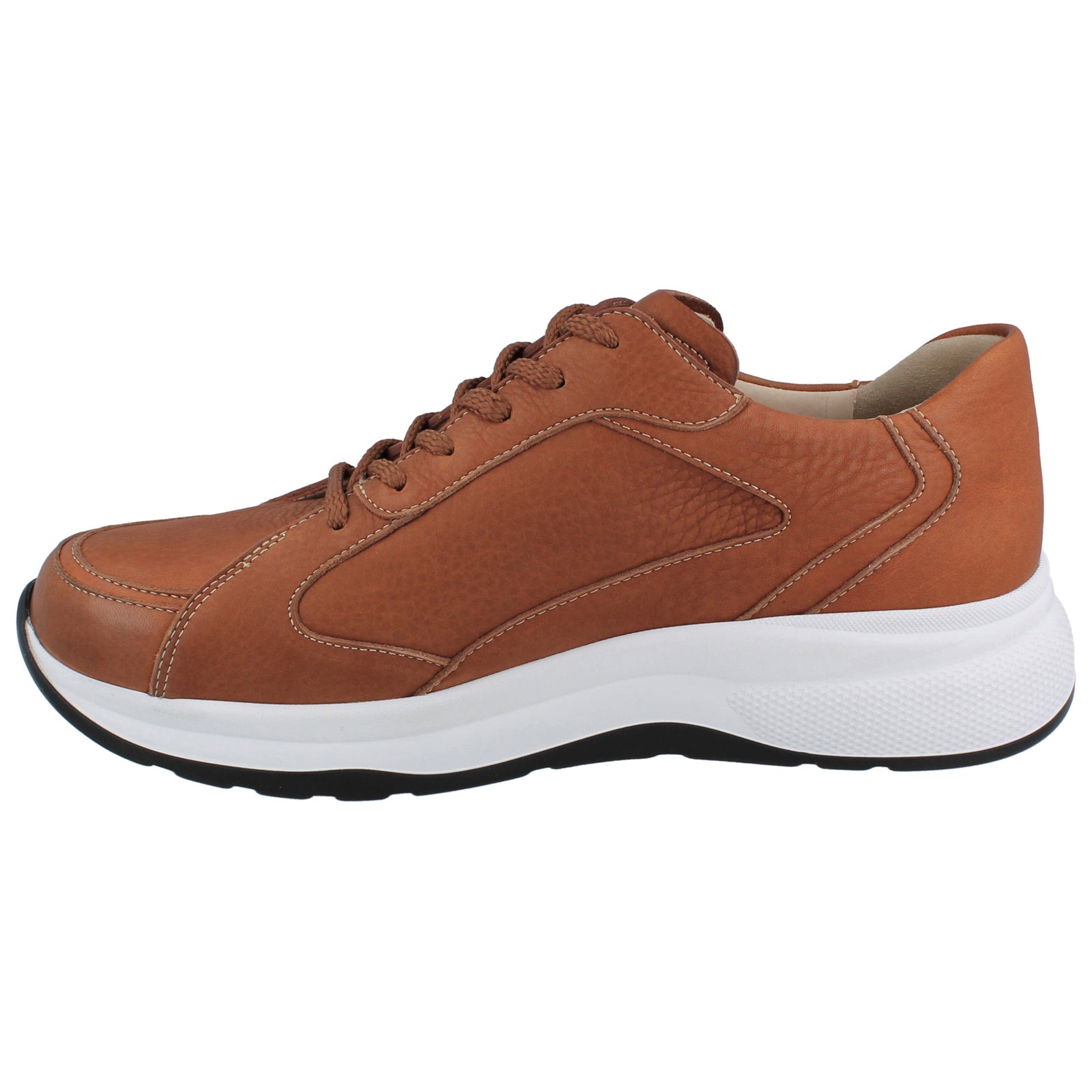 Finn Comfort Piccadilly Leather Mens Shoes#color_cuoio
