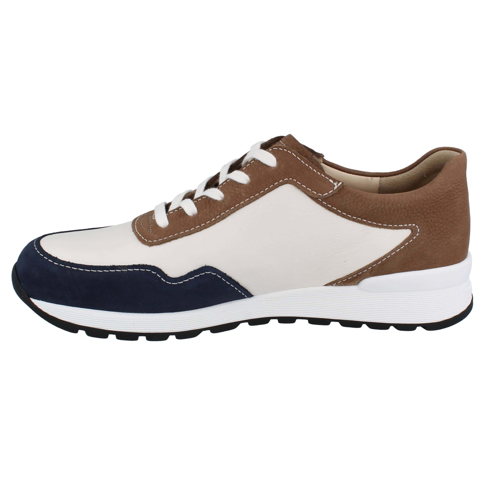 Finn Comfort Prezzo Leather Mens Shoes#color_atlantic hielo almond