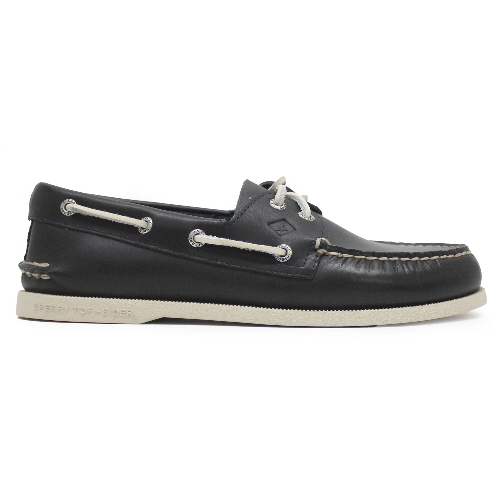 Sperry Authentic Original 2-Eye Full Grain Leather Mens Shoes#color_navy marine