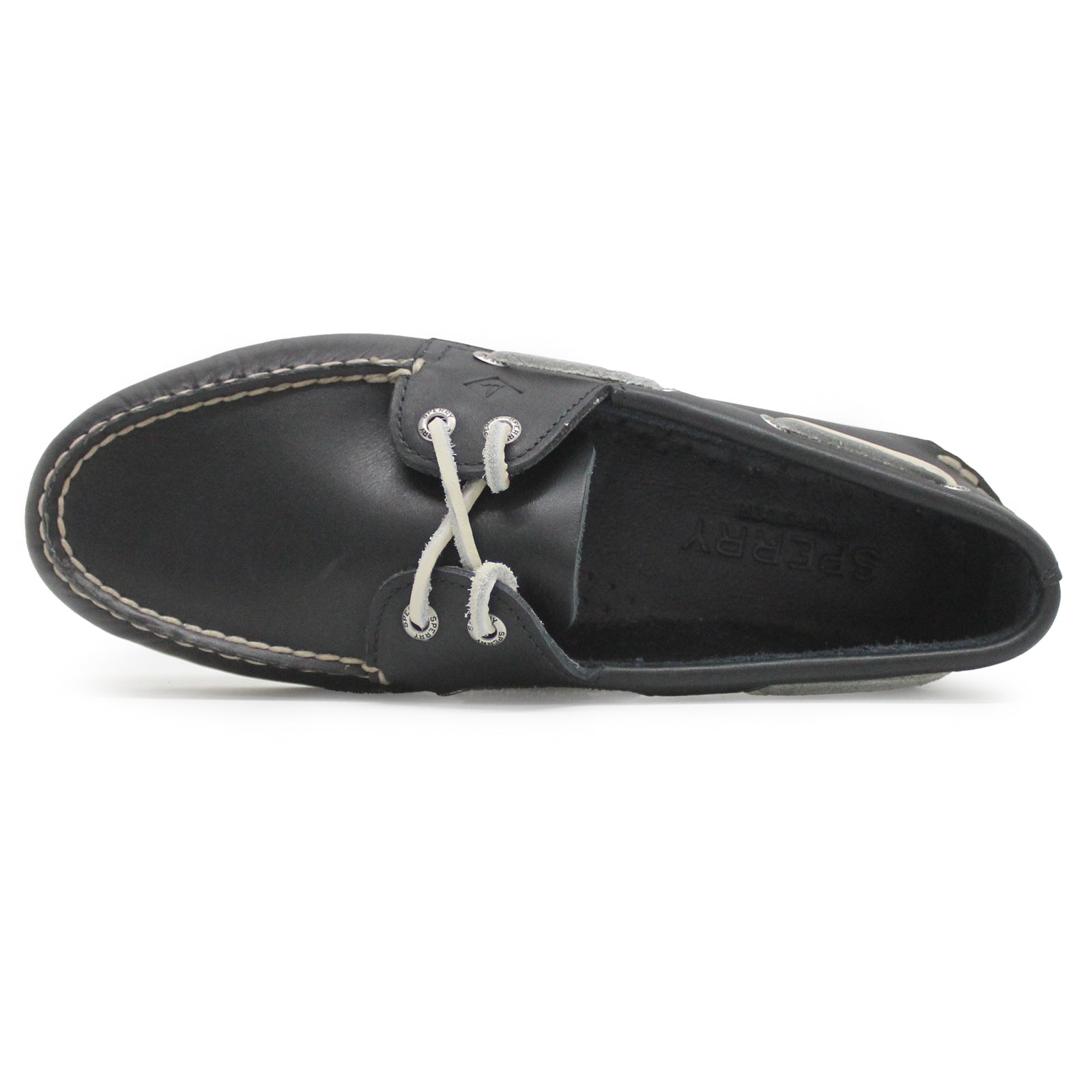 Sperry Authentic Original 2-Eye Full Grain Leather Mens Shoes#color_navy marine