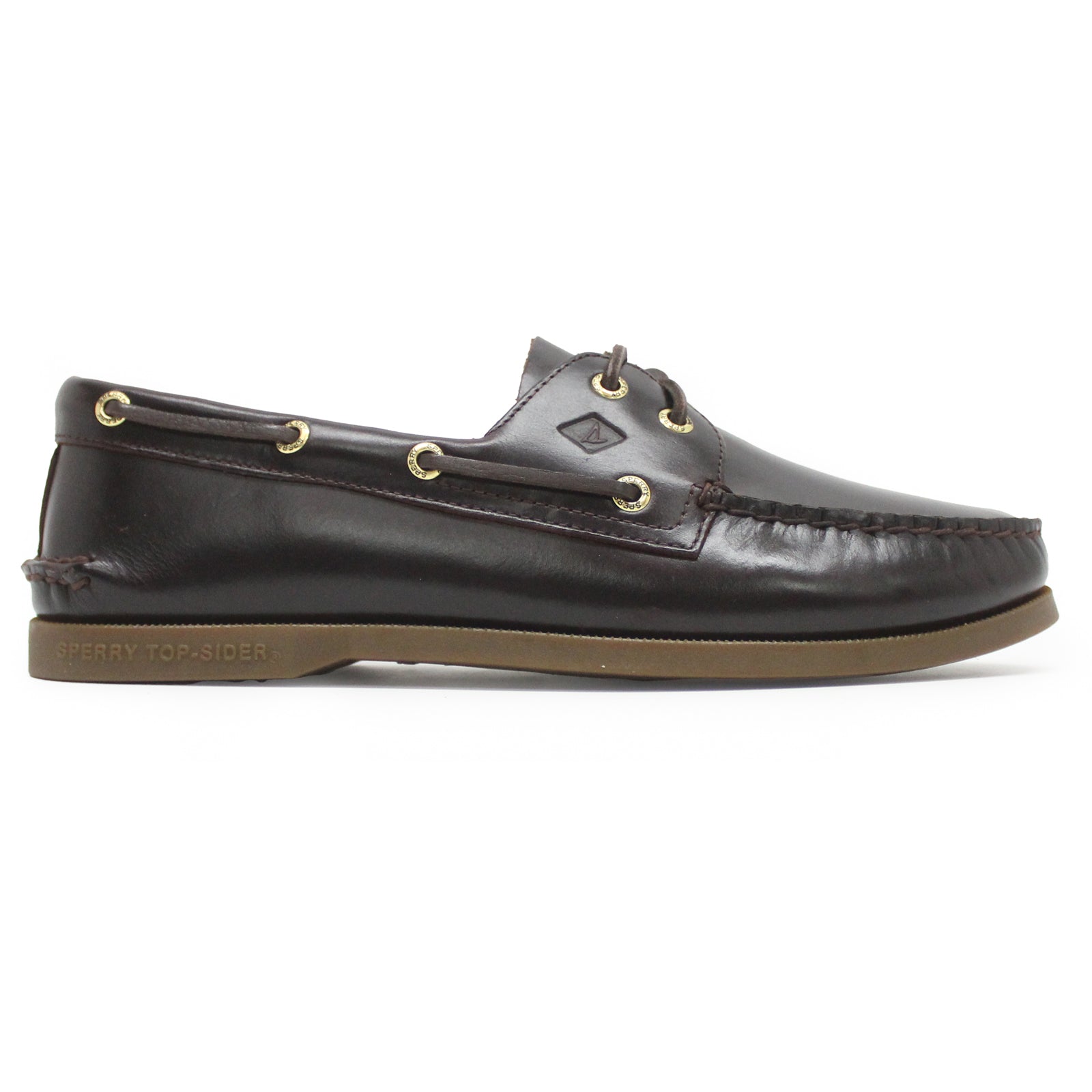 Sperry Authentic Original 2-Eye Full Grain Leather Mens Shoes#color_amaretto amaretto