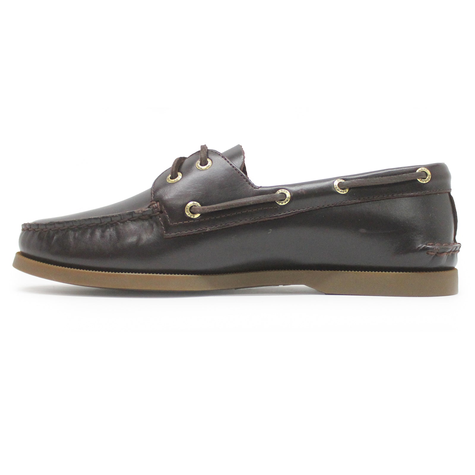 Sperry Authentic Original 2-Eye Full Grain Leather Mens Shoes#color_amaretto amaretto