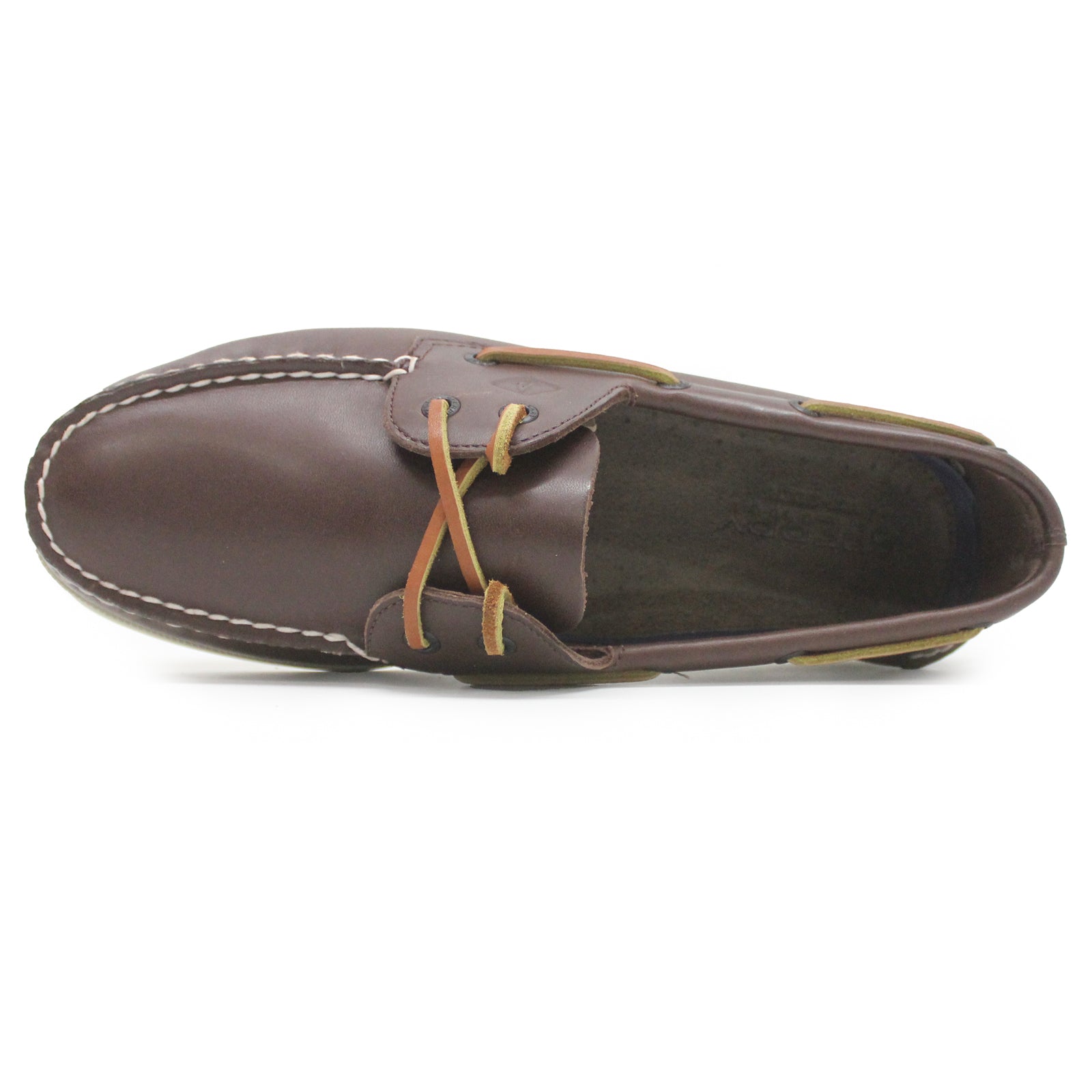 Sperry Authentic Original 2-Eye Full Grain Leather Mens Shoes#color_brown primary multi multi bru