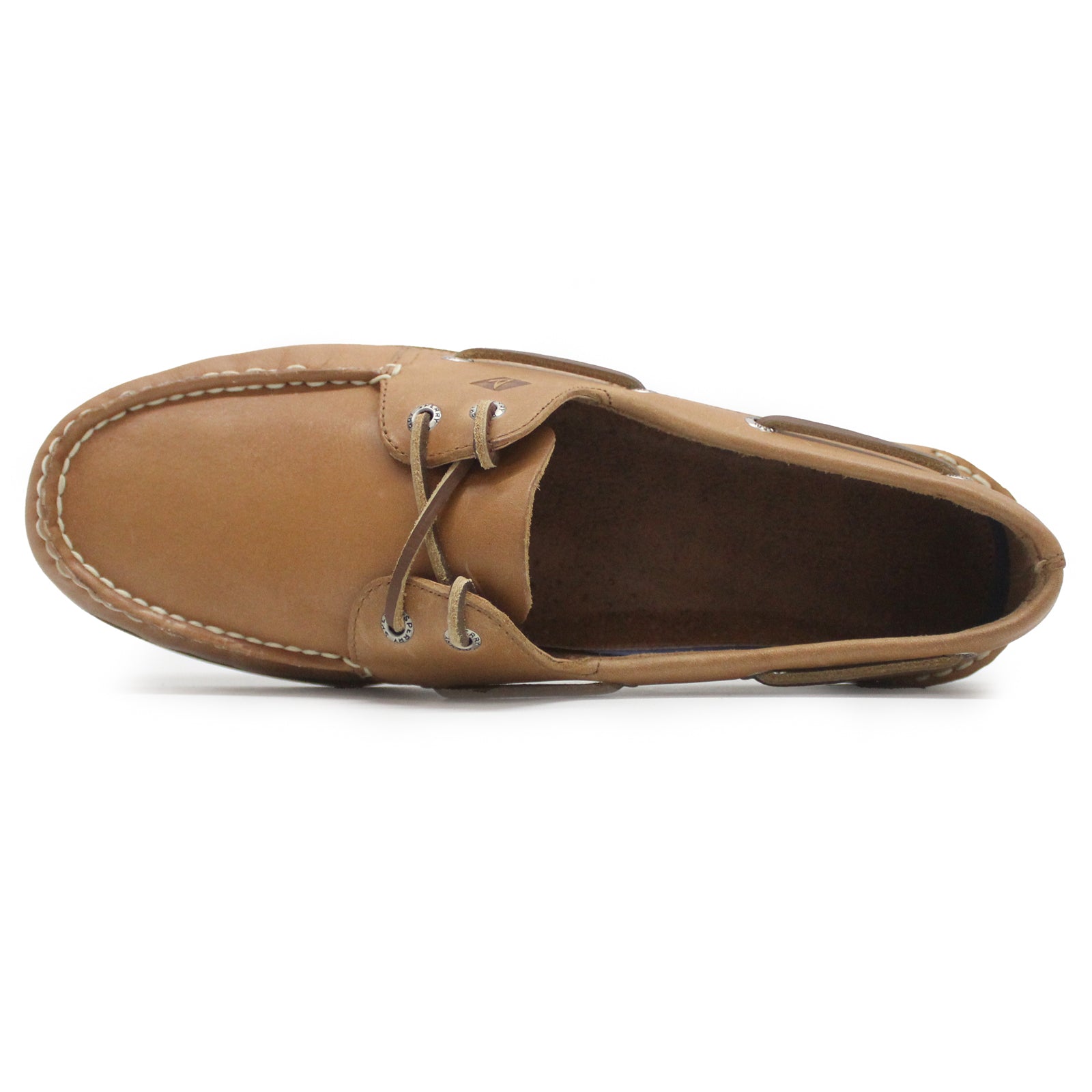 Sperry Authentic Original 2-Eye Full Grain Leather Mens Shoes#color_royal brown marron royal