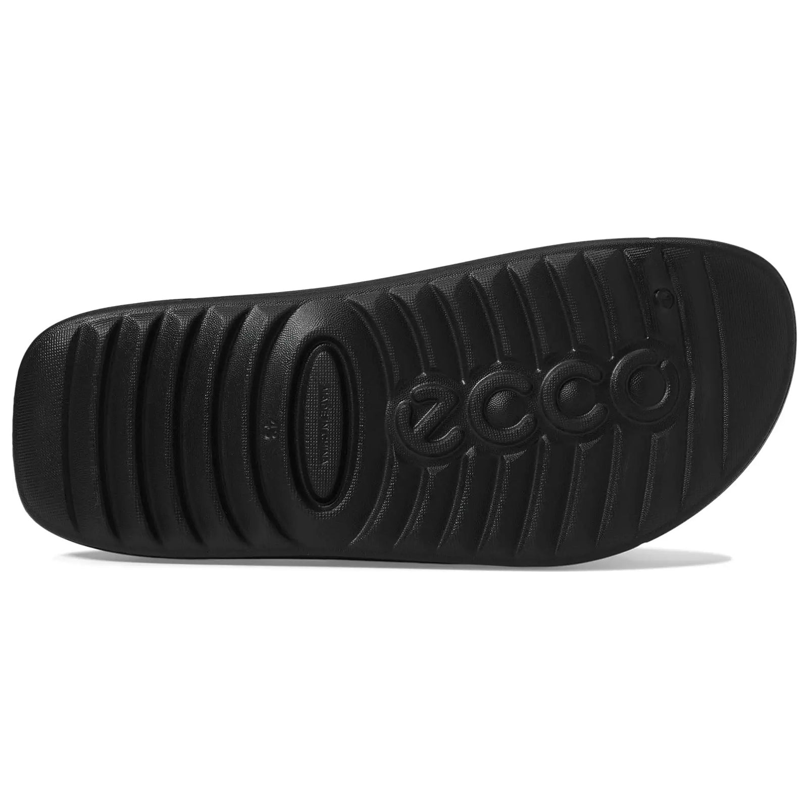 Ecco Cozmo Slide Synthetic Mens Sandals#color_black