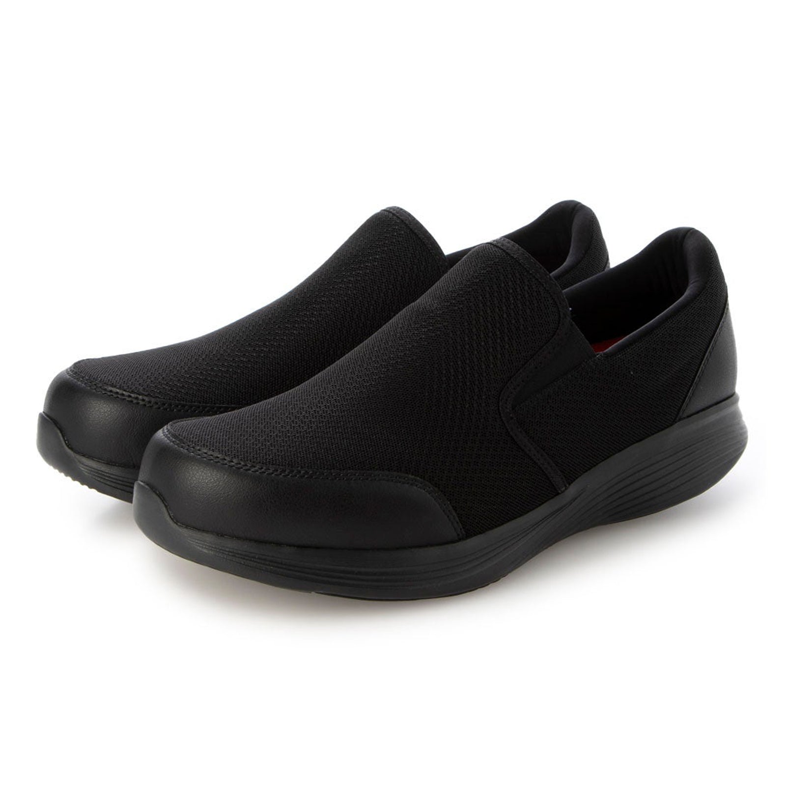 MBT SF Modena De-Slip On 4E Textile Synthetic Mens Trainers#color_black black