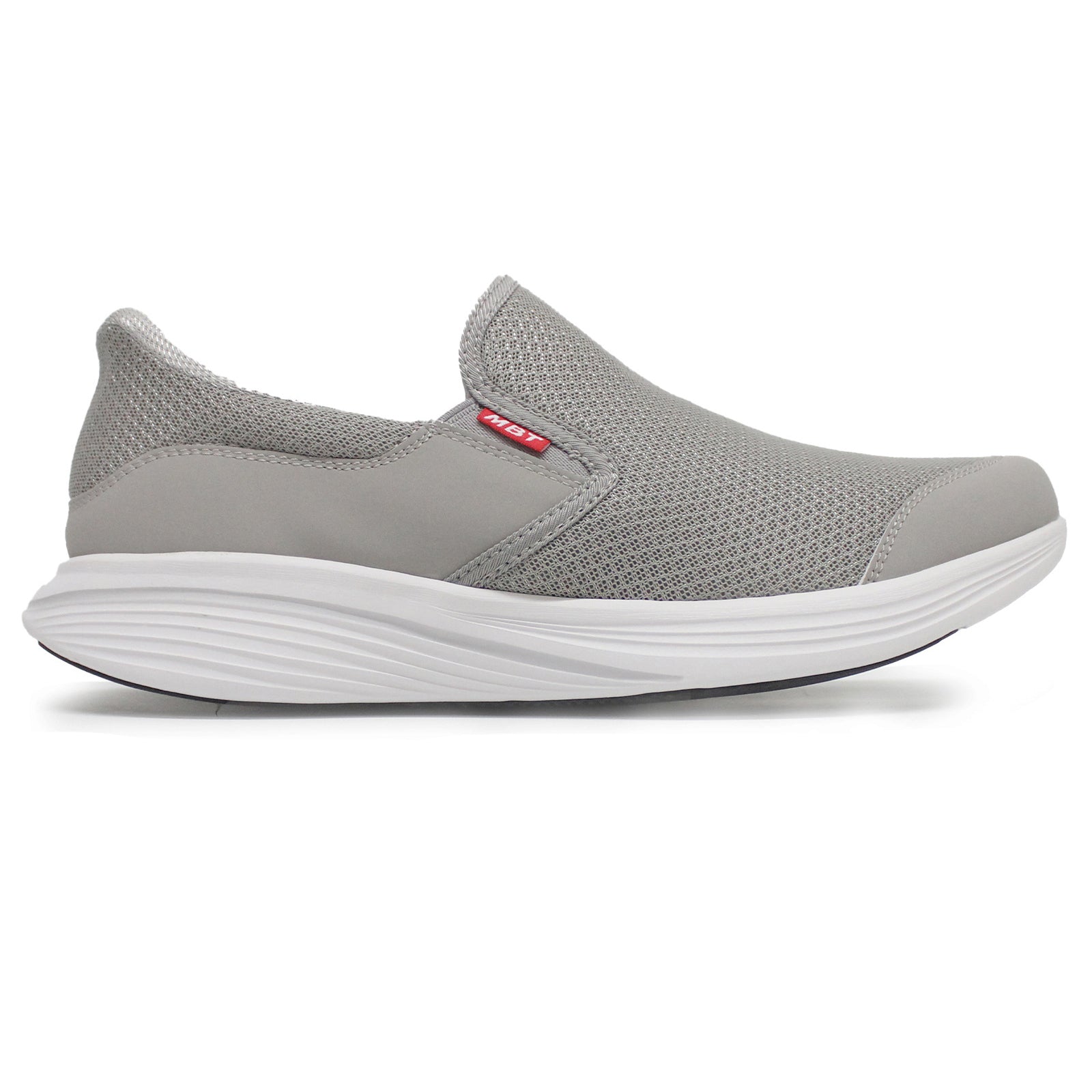 MBT SF Modena III Textile Synthetic Mens Trainers#color_light grey