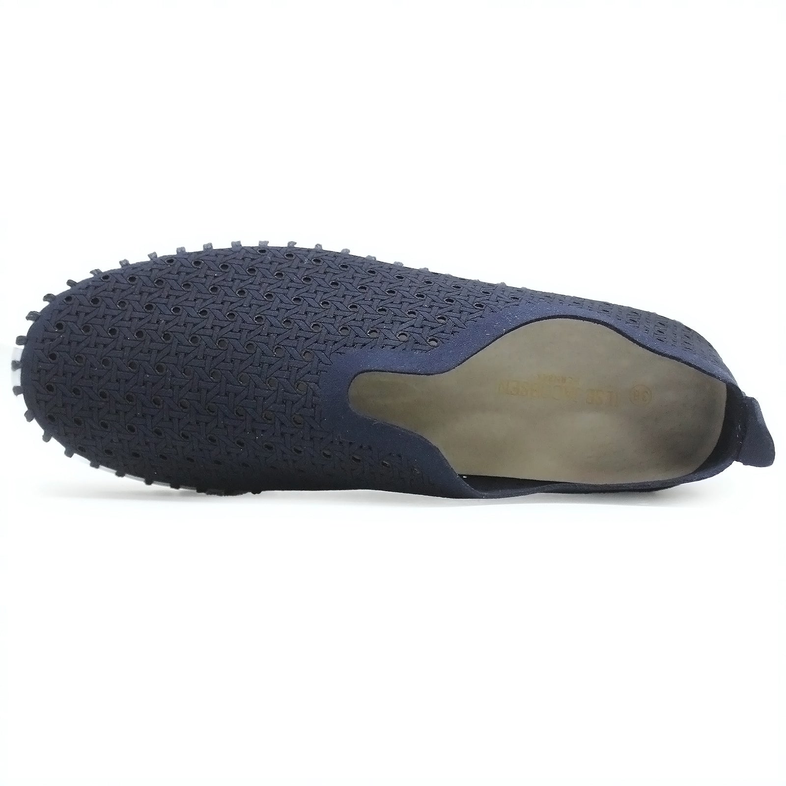 Ilse Jacobsen Tulip 4031 Nylon Polyurethane Womens Shoes#color_dark indigo white