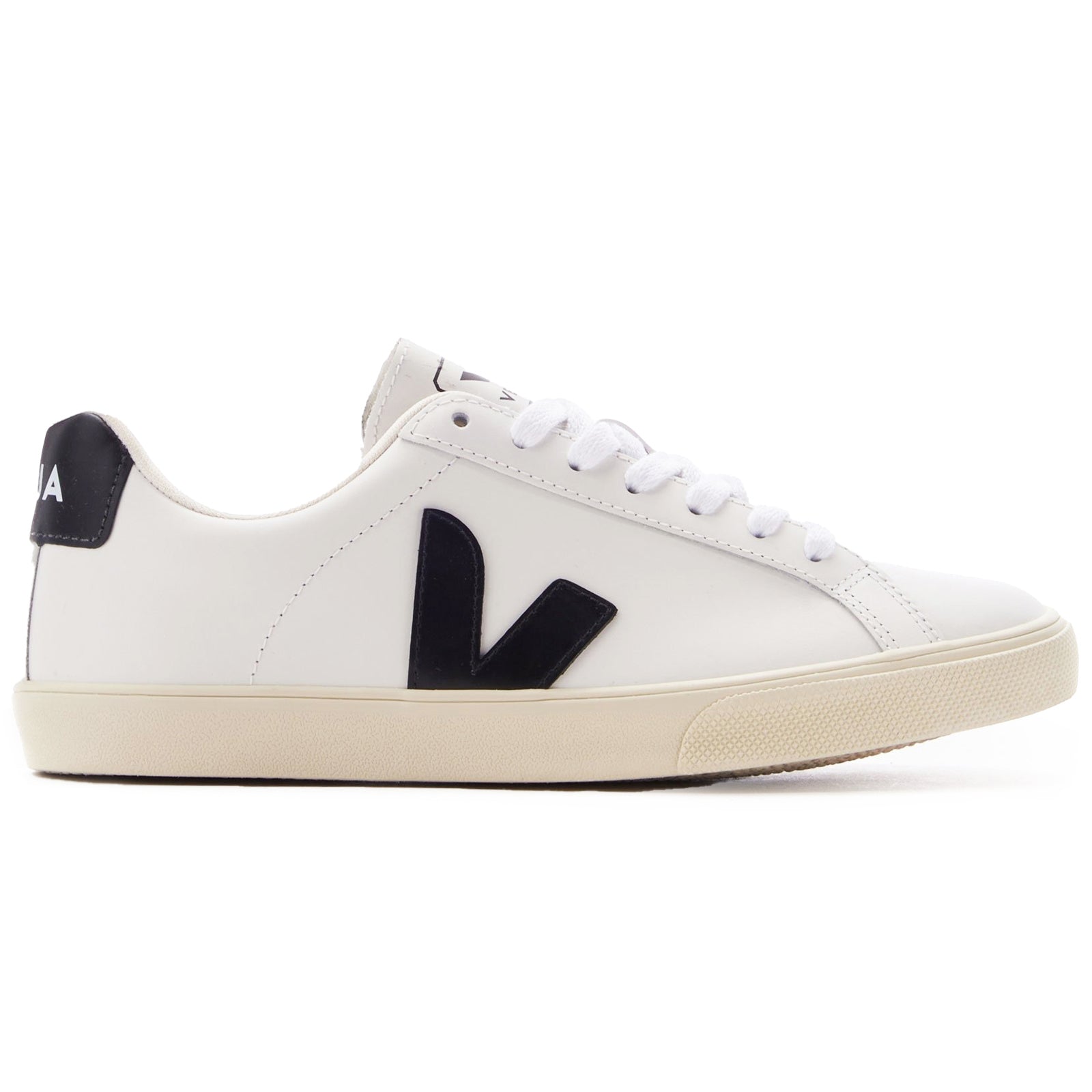 Veja Esplar Leather Men's White Black Fashion Trainers