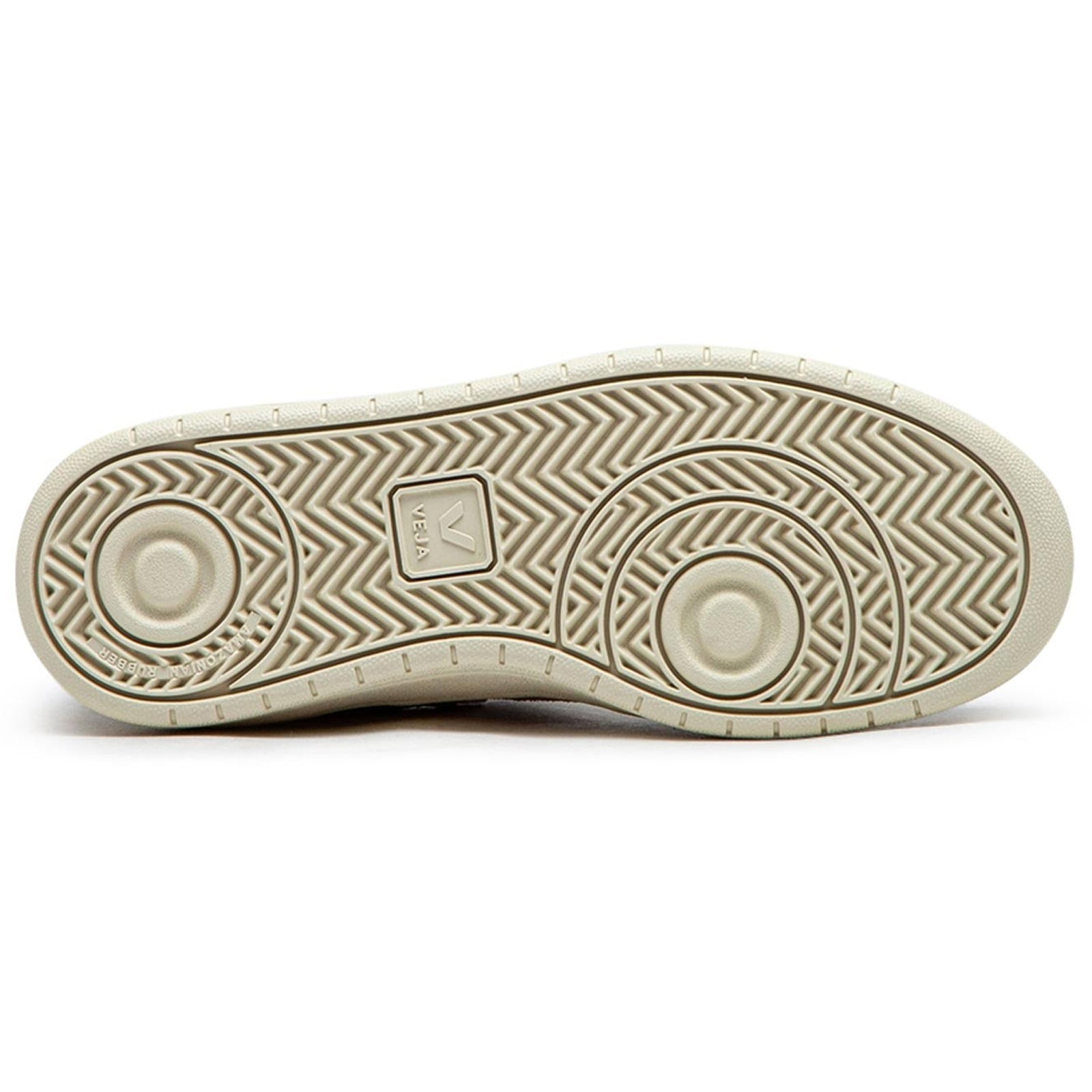 Veja V-12 Leather Mens Trainers#color_white sable