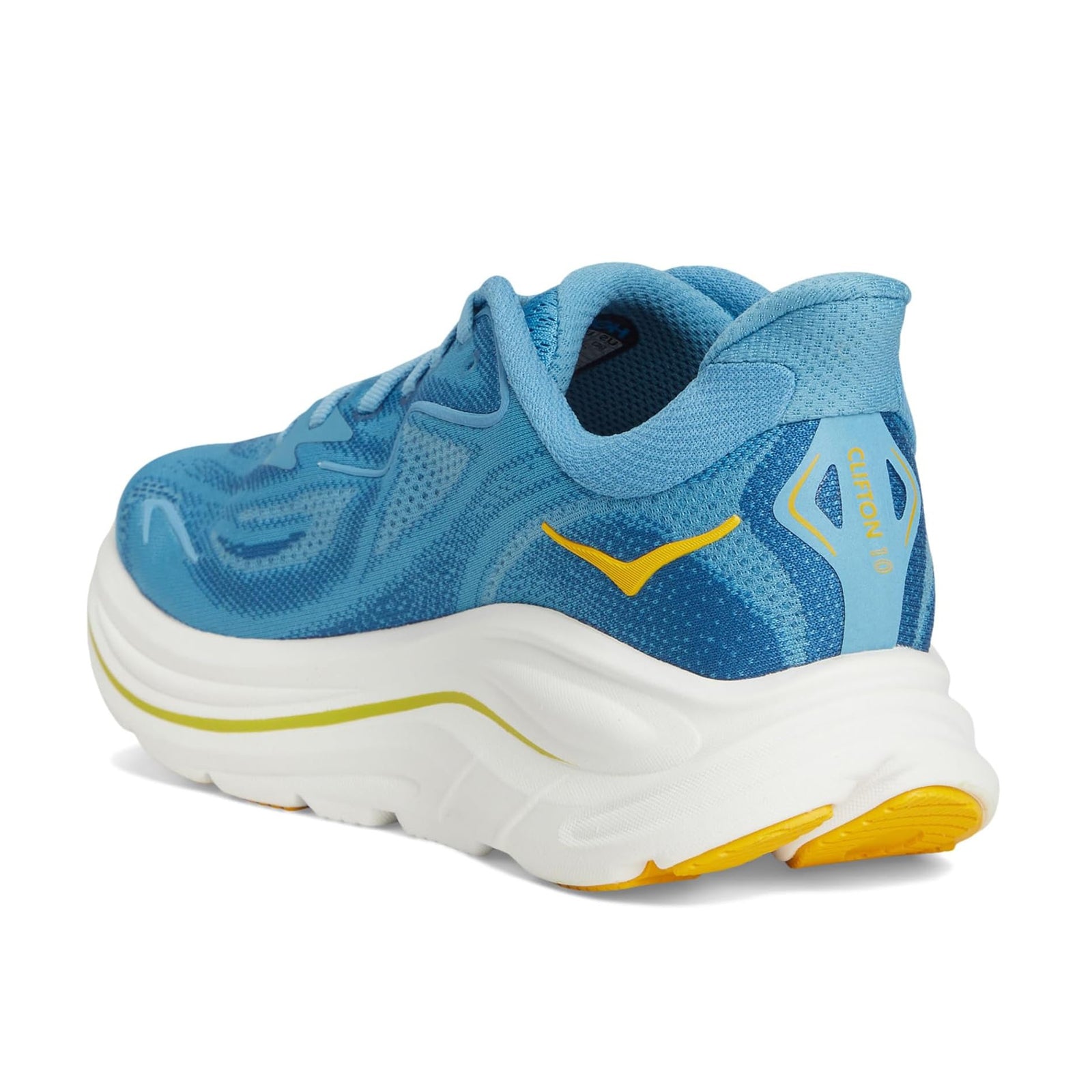 Hoka Clifton 10 Textile Mens Trainers#color_alpine blue foggy night