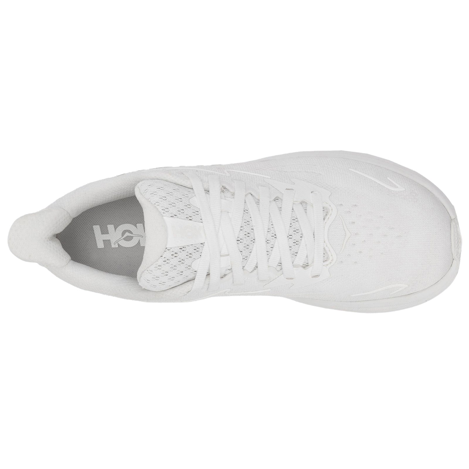 Hoka Clifton 10 Textile Womens Trainers#color_white white