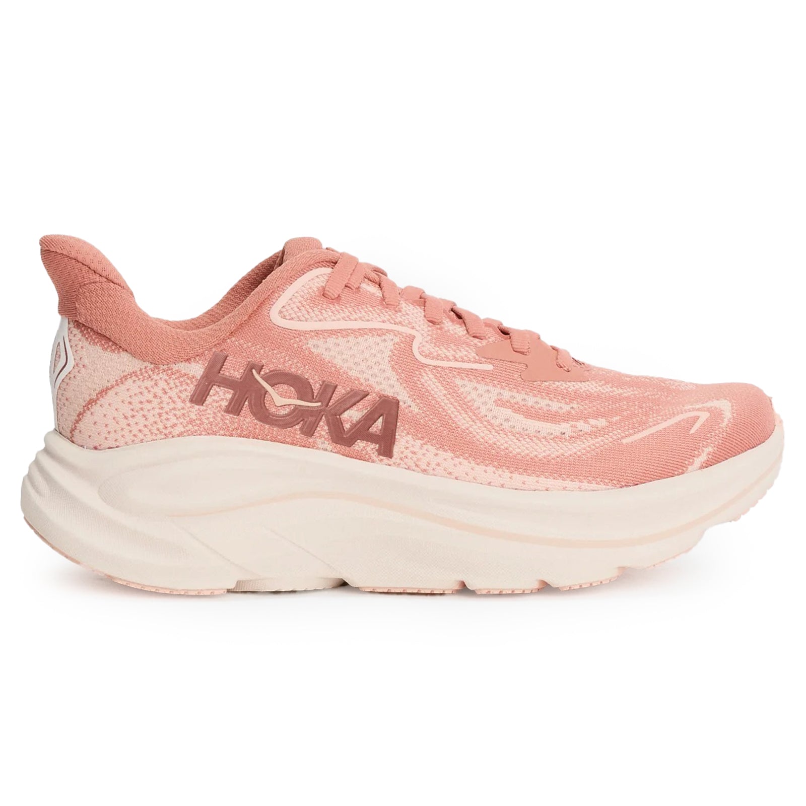 Hoka Clifton 10 Textile Womens Trainers#color_blush rose latte