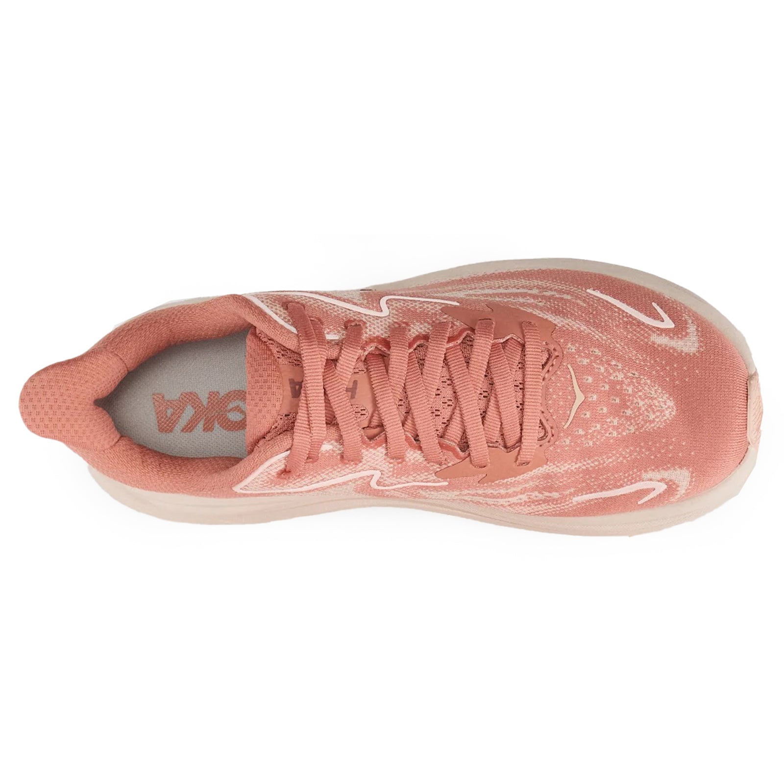 Hoka Clifton 10 Textile Womens Trainers#color_blush rose latte