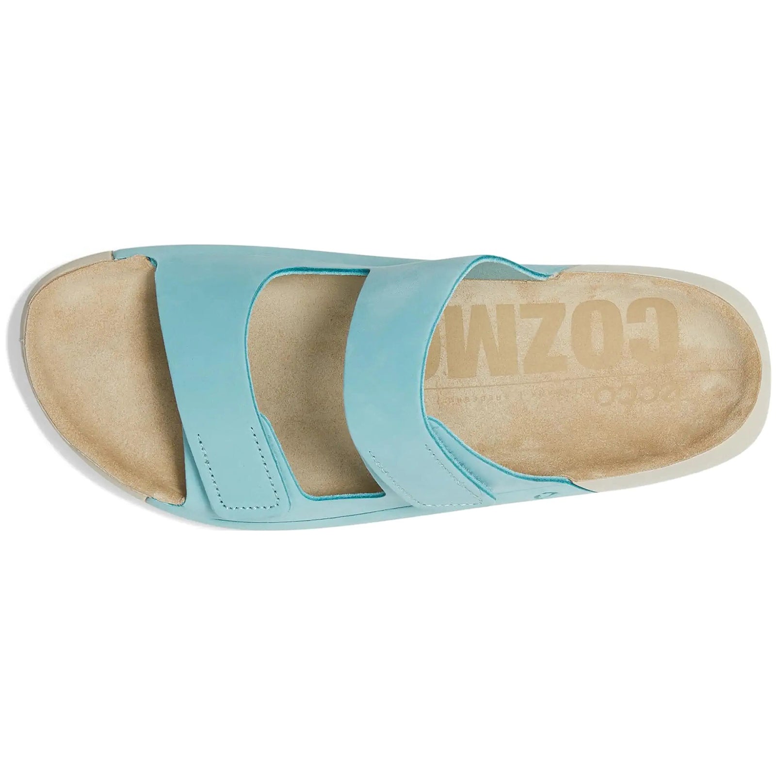 Ecco Cozmo 206823 Leather Womens Sandals#color_aquatic