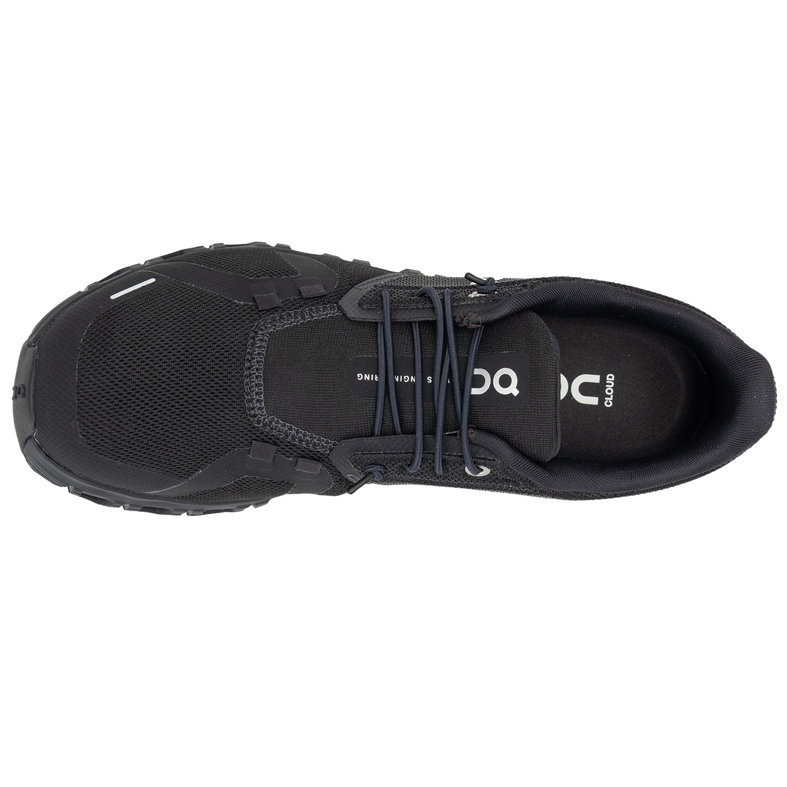 On Cloud 6 Polyester Mens Trainers#color_black black
