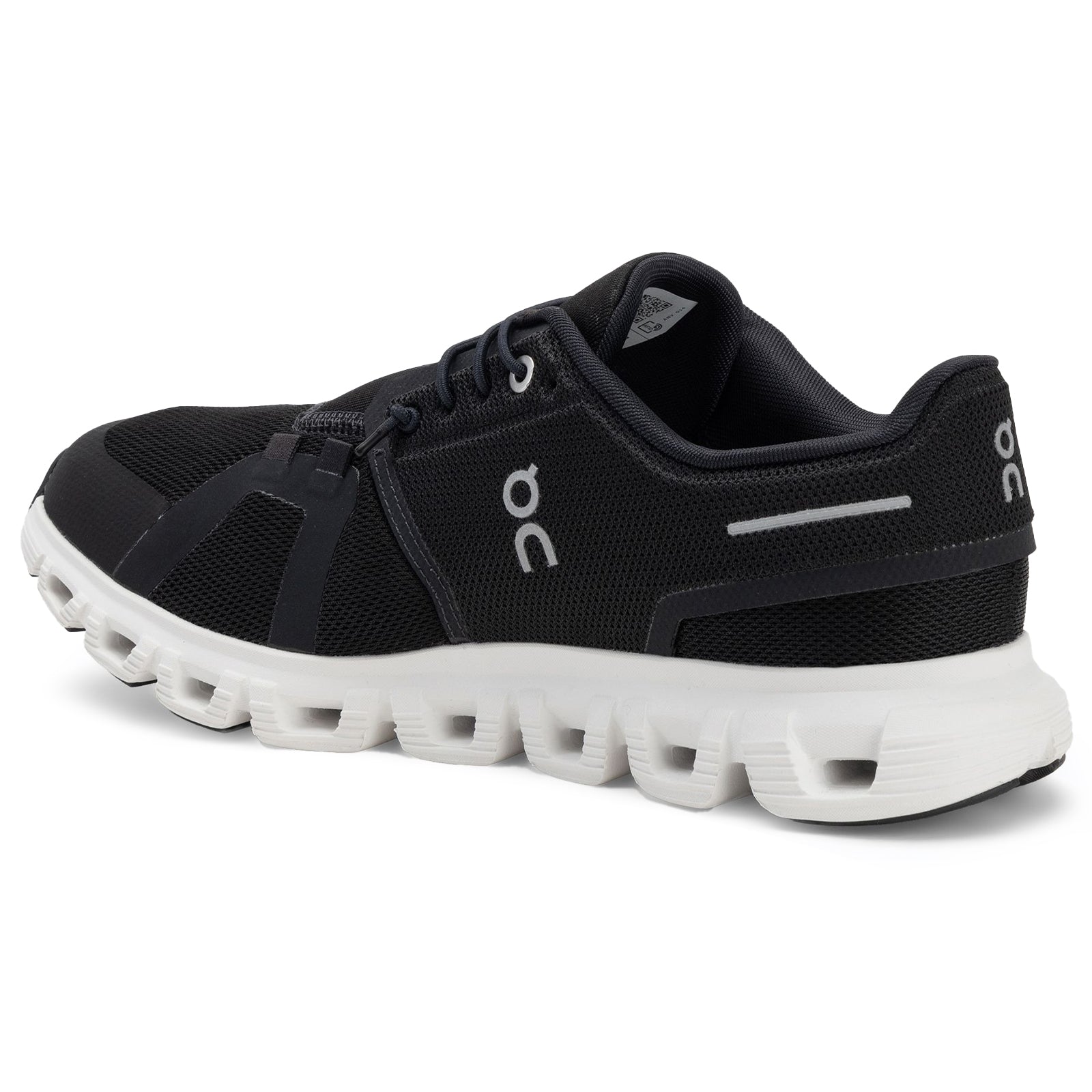 On Cloud 6 Polyester Mens Trainers#color_black white