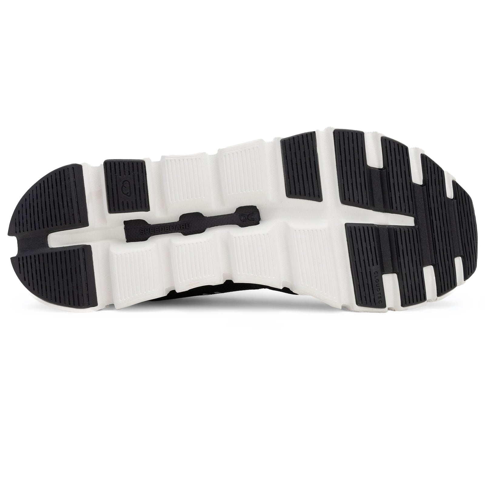 On Cloud 6 Polyester Mens Trainers#color_black white