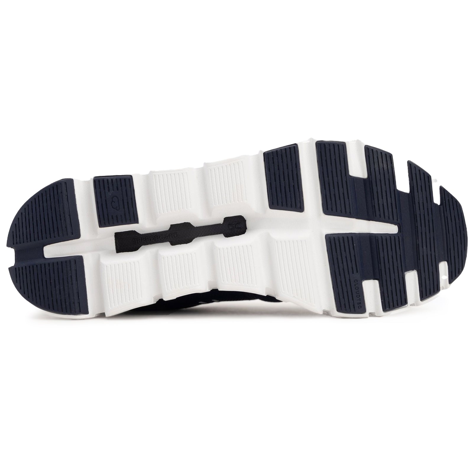 On Cloud 6 Polyester Mens Trainers#color_midnight white