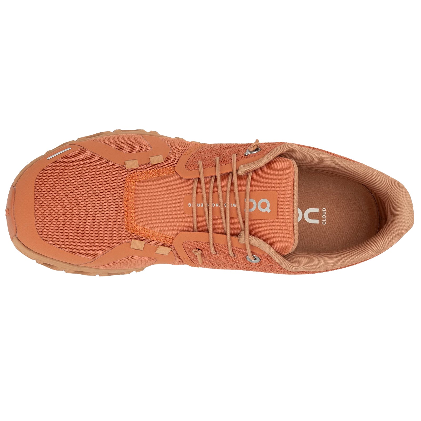 On Cloud 6 Polyester Mens Trainers#color_canyon sandstone