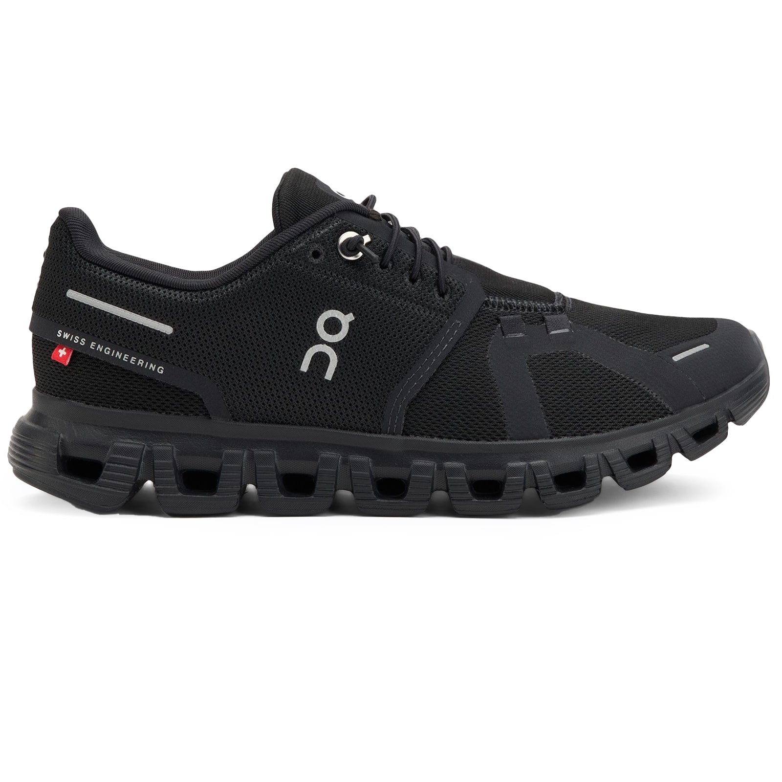 On Cloud 6 Polyester Womens Trainers#color_black black