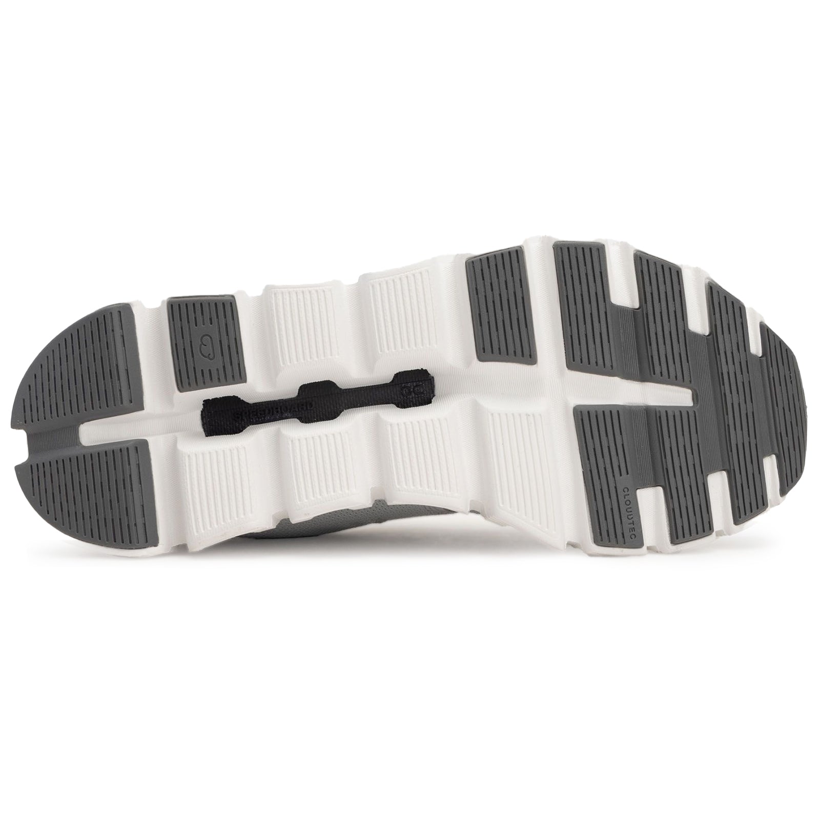 On Cloud 6 Polyester Womens Trainers#color_glacier white