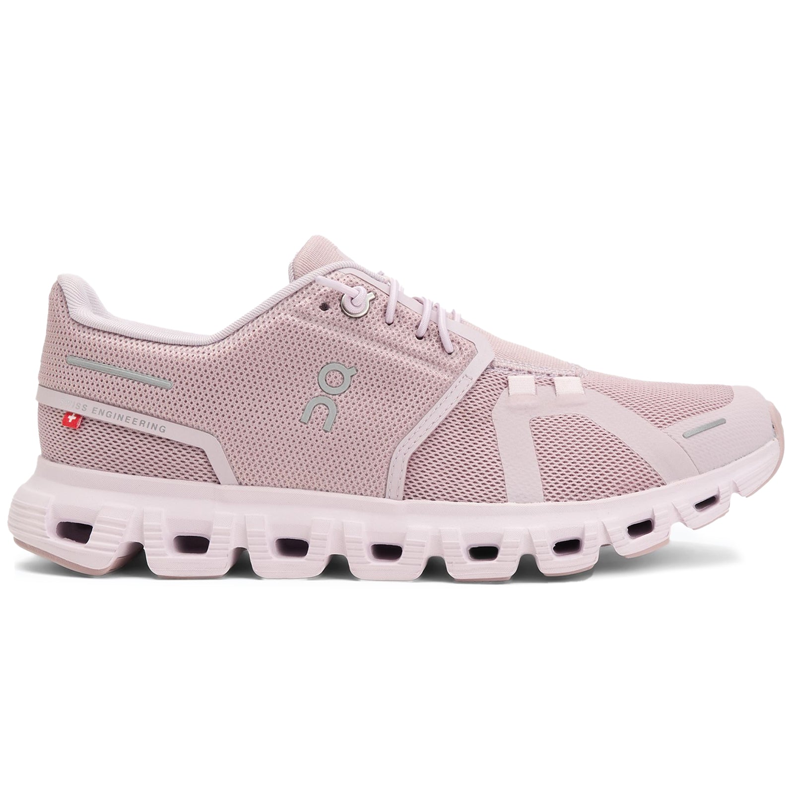 On Cloud 6 Polyester Womens Trainers#color_mauve orchid