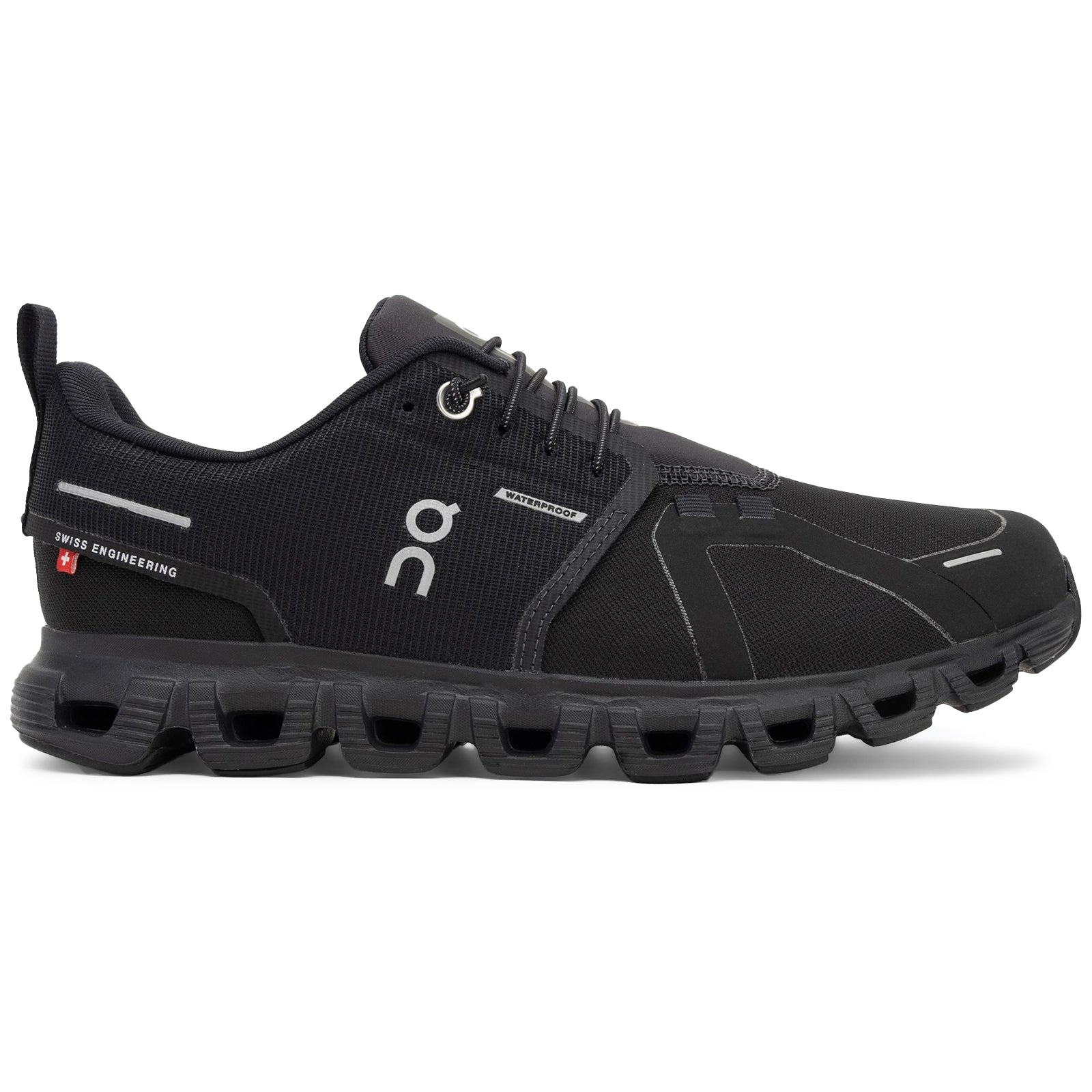 On Cloud 6 WP Polyester Mens Trainers#color_black black