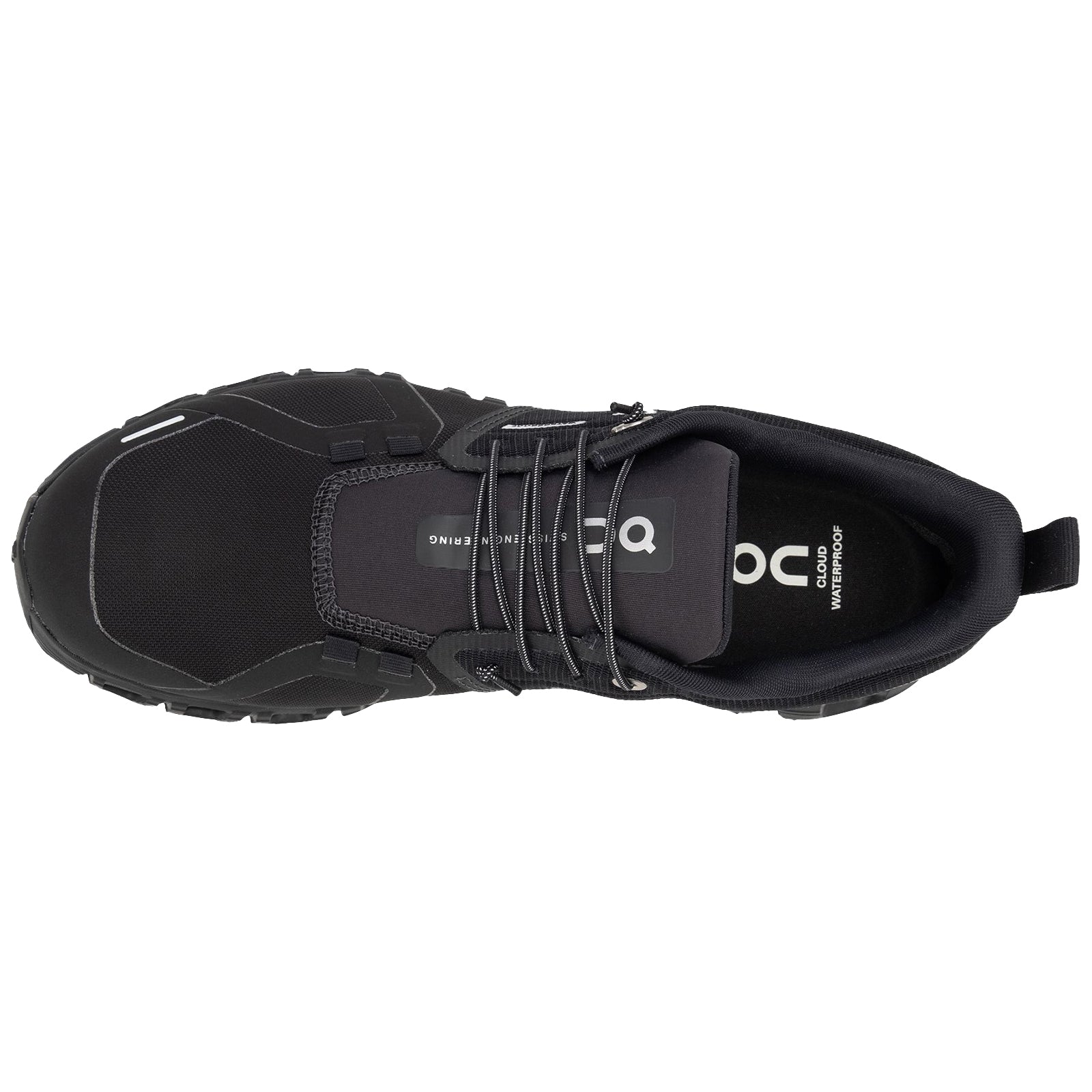 On Cloud 6 WP Polyester Mens Trainers#color_black black