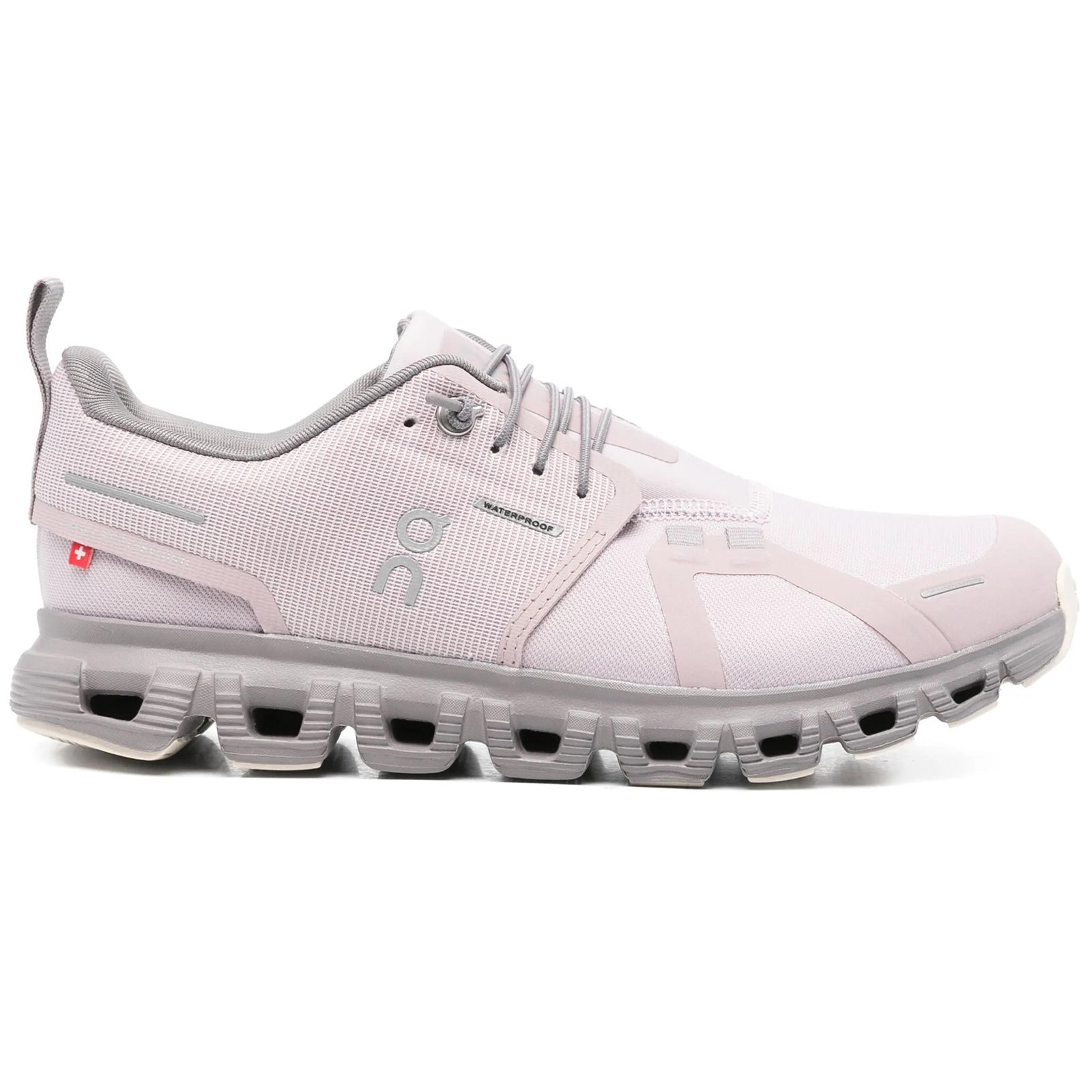 On Cloud 6 WP Polyester Womens Trainers#color_mauve zinc
