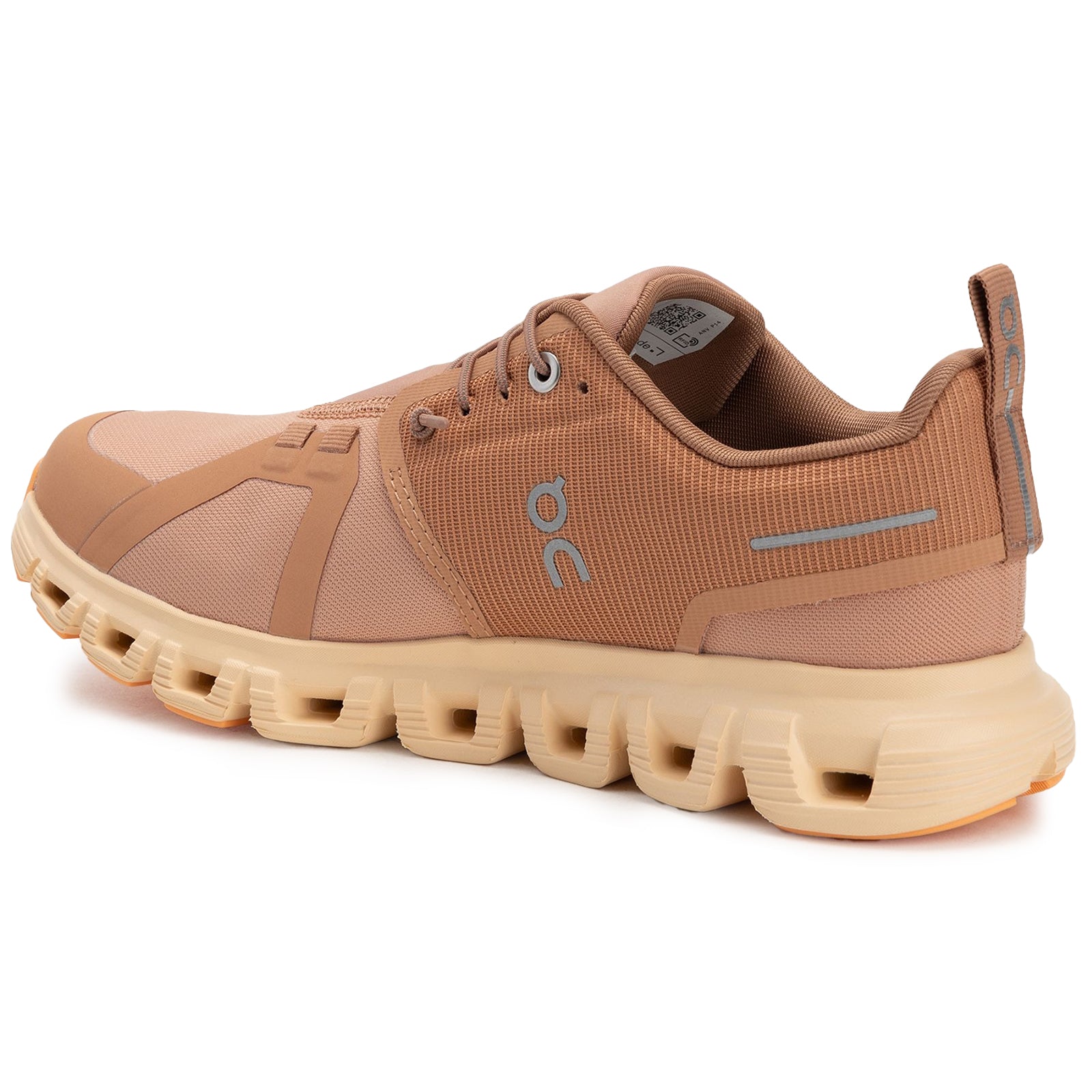 On Cloud 6 WP Polyester Womens Trainers#color_sandstone blonde