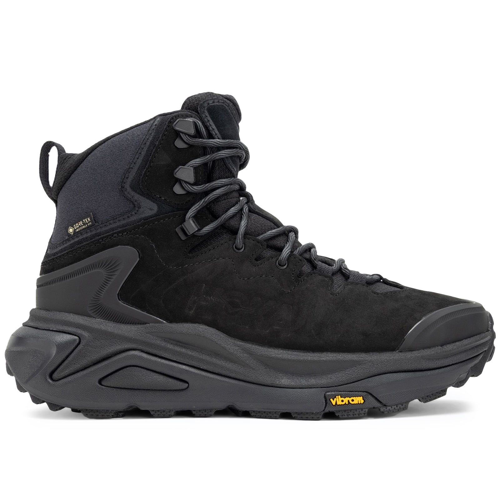 Hoka Kaha 3 GTX Nubuck Leather Women's Black Black Outdoor Boots