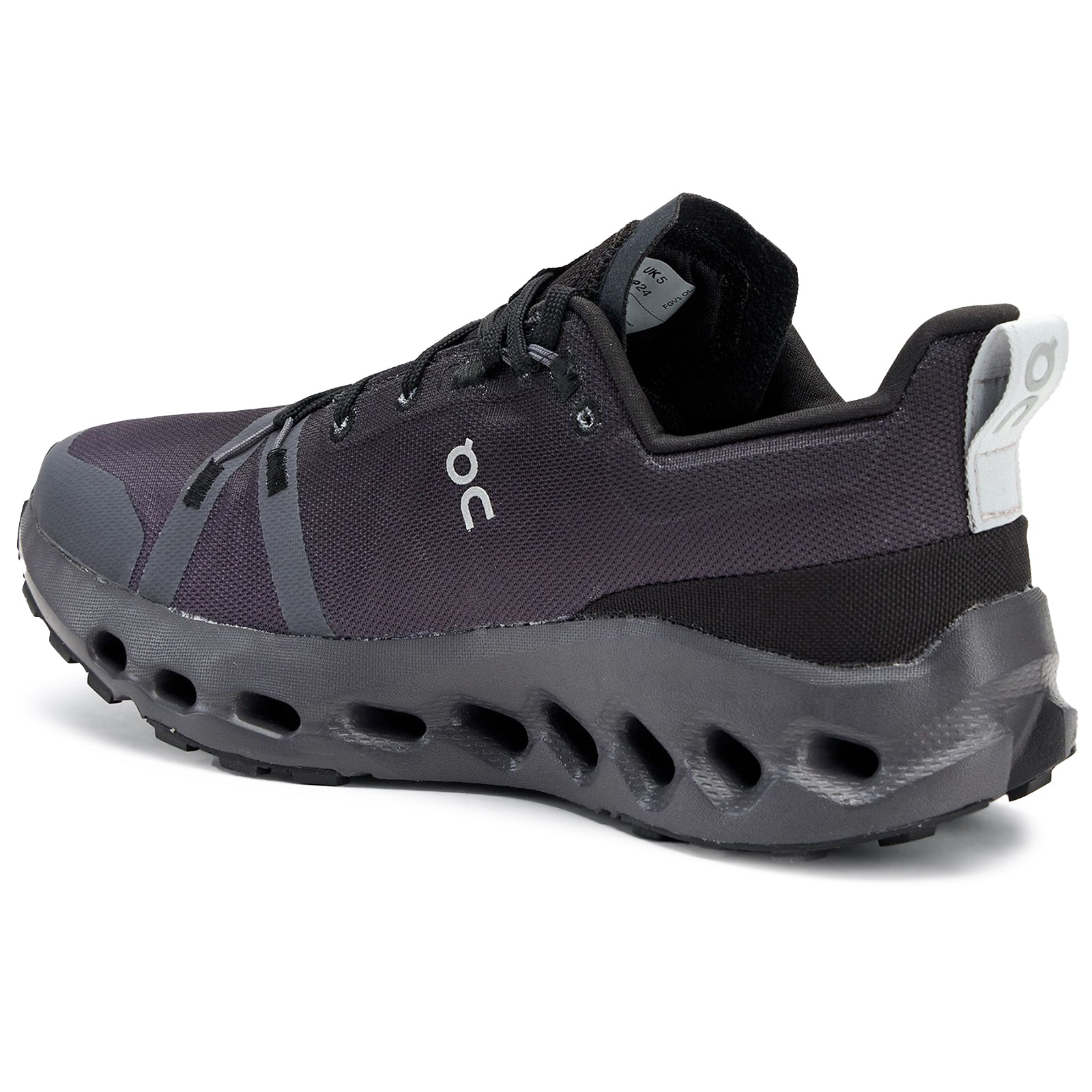 On Cloudsurfer Trail WP Polyester Womens Trainers#color_black eclps