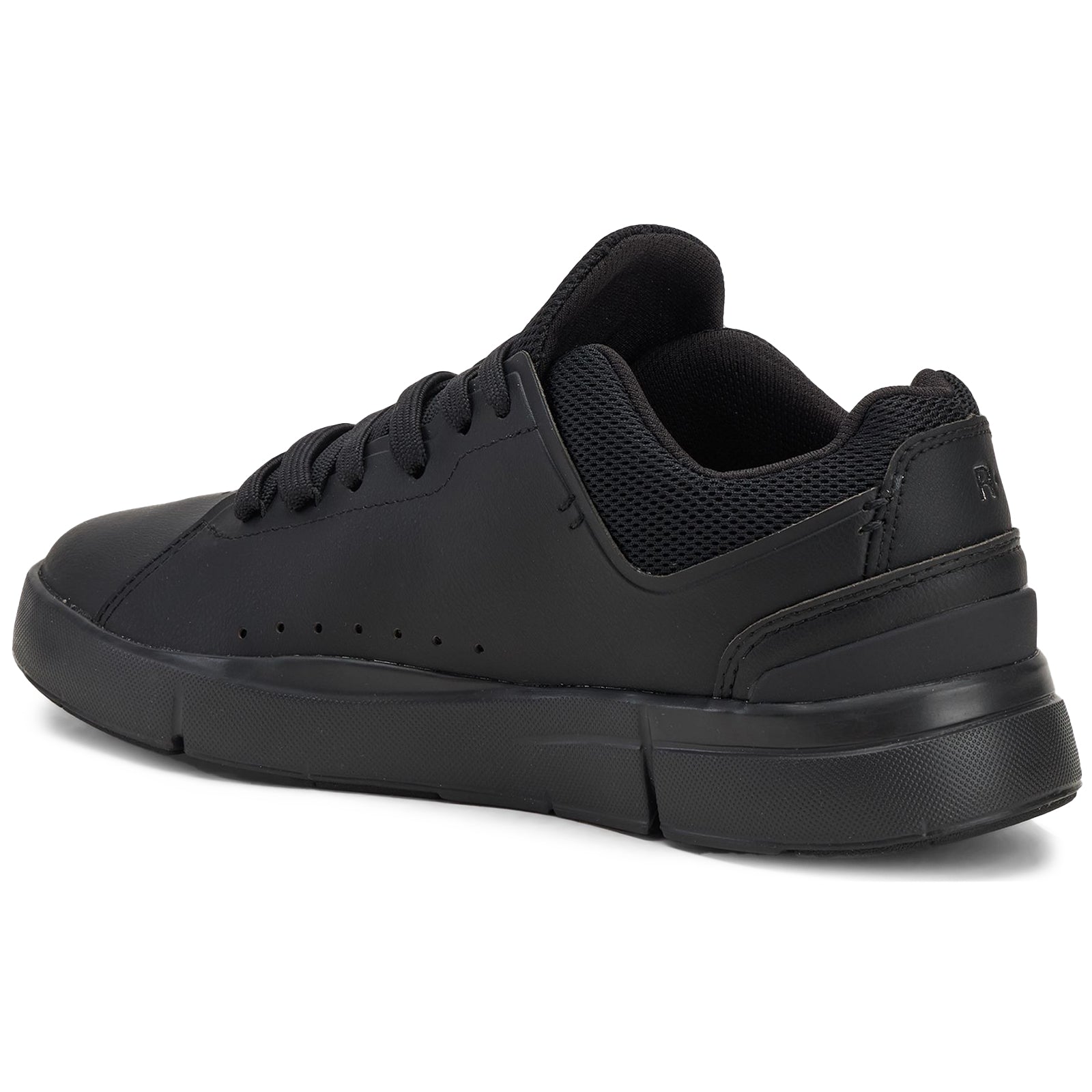 On The Roger Advantage Polyurethane Womens Trainers#color_all black