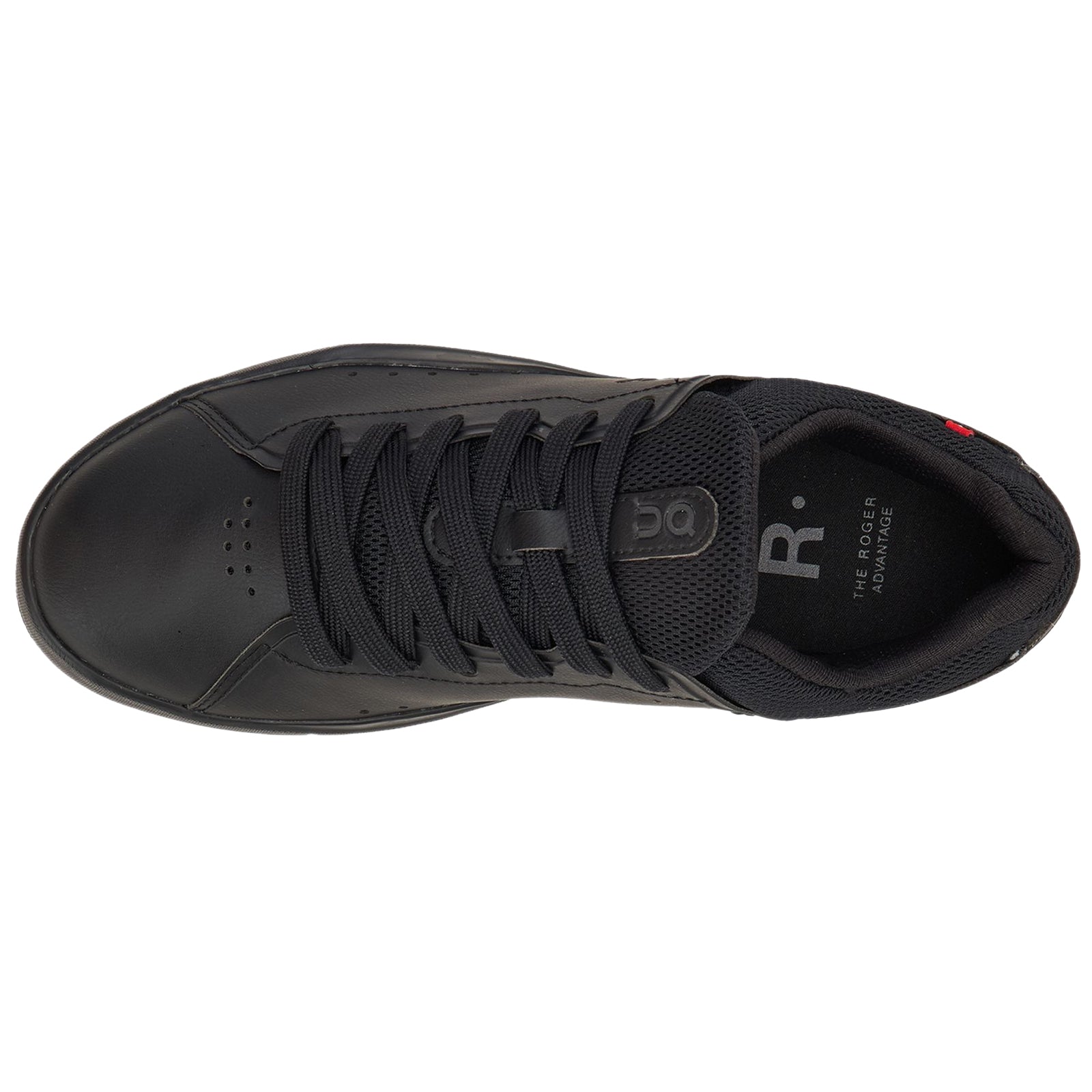 On The Roger Advantage Polyurethane Womens Trainers#color_all black
