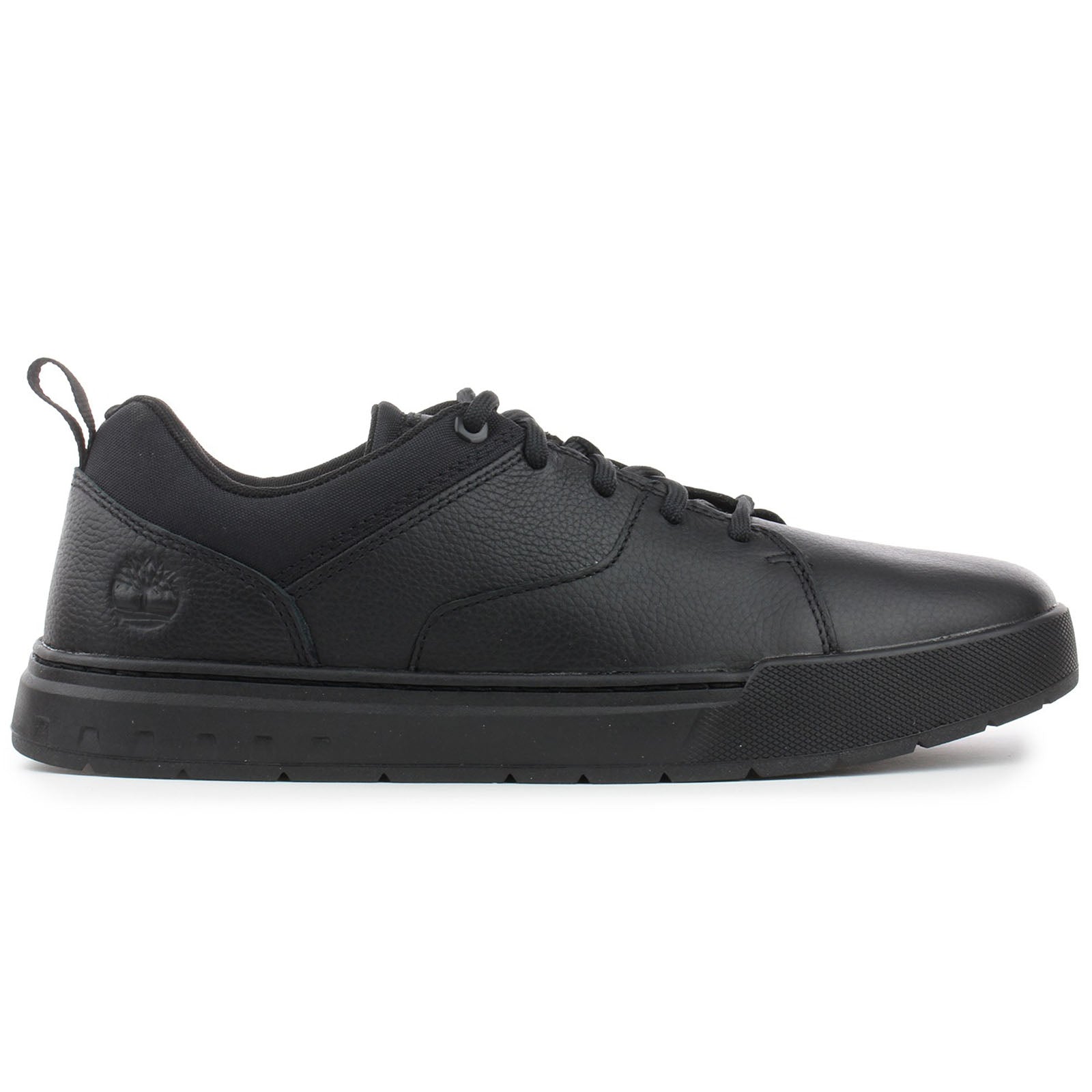 Timberland Maple Grove Leather Mens Trainers#color_black