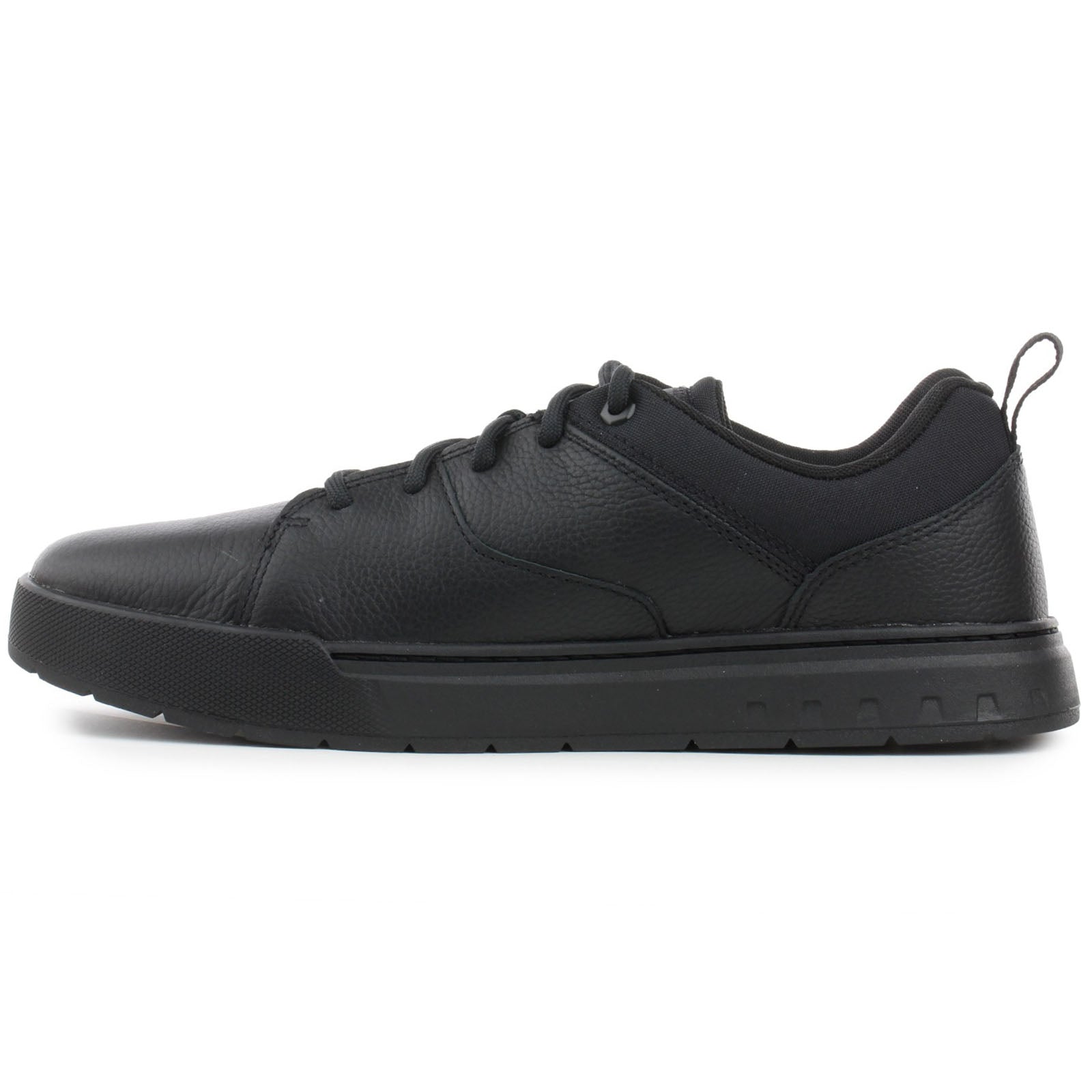 Timberland Maple Grove Leather Mens Trainers#color_black