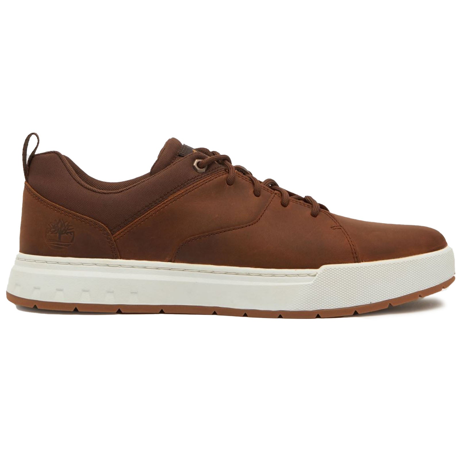 Timberland Maple Grove Leather Mens Trainers#color_brown