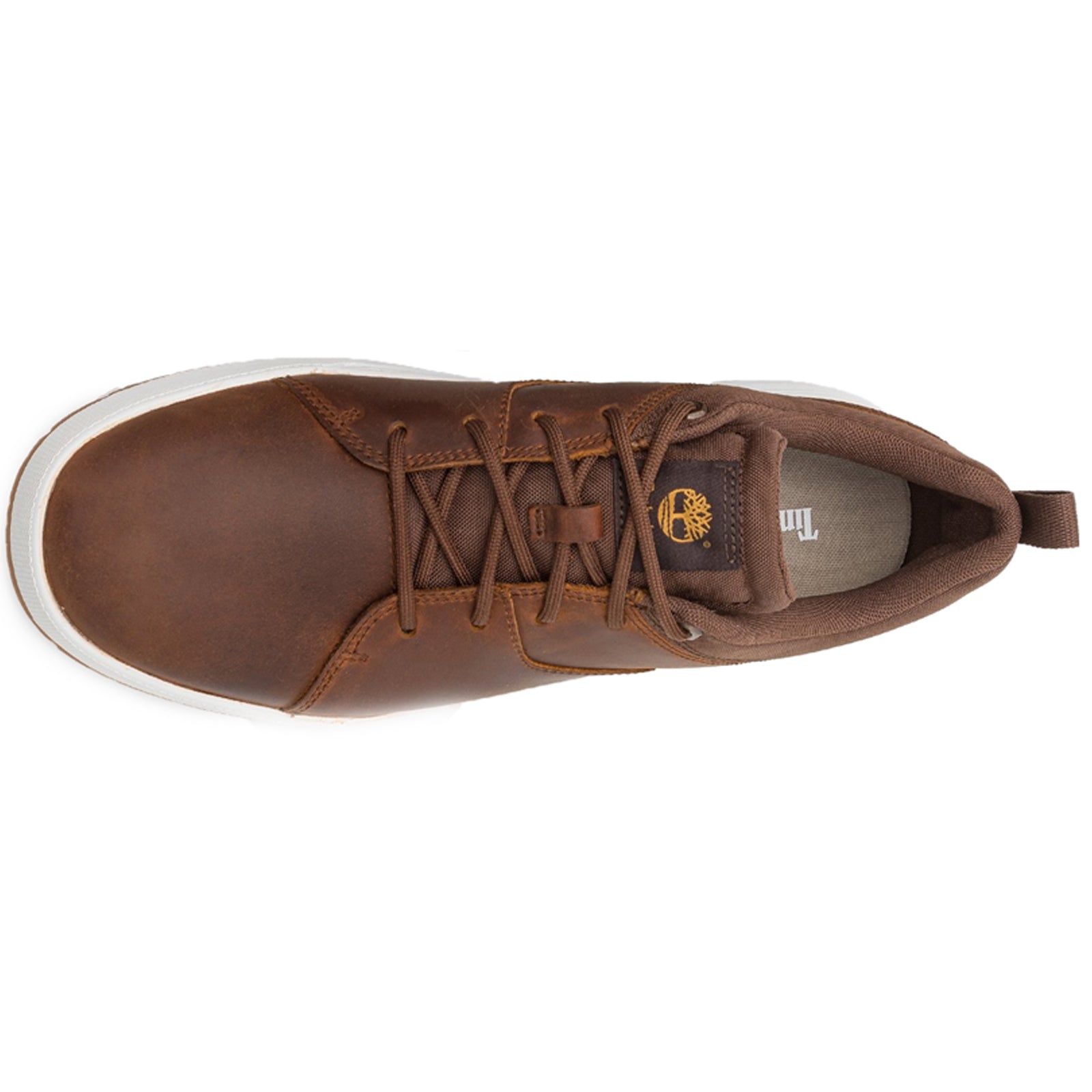 Timberland Maple Grove Leather Mens Trainers#color_brown