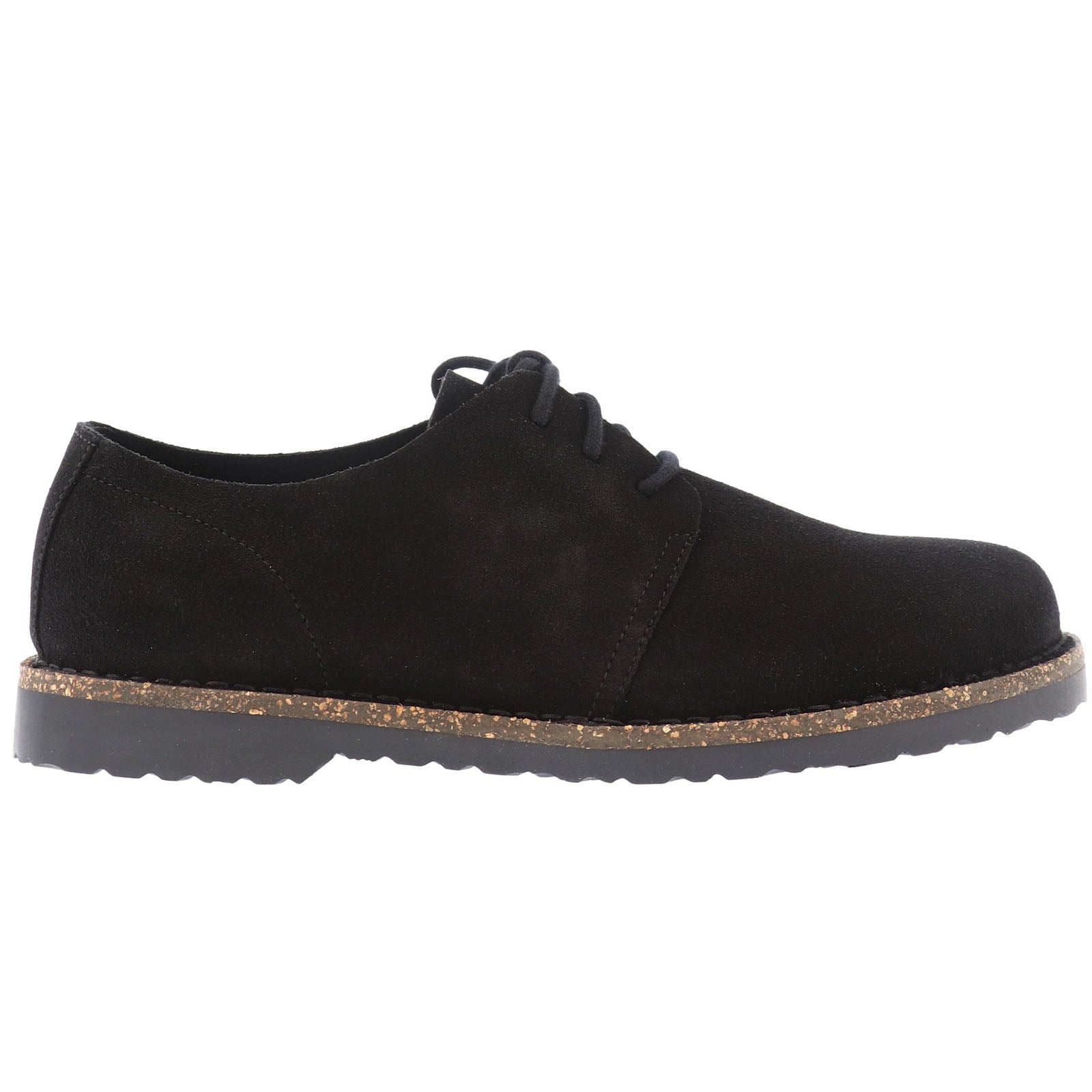 Birkenstock Uppsala Low Suede Leather Unisex Shoes#color_black