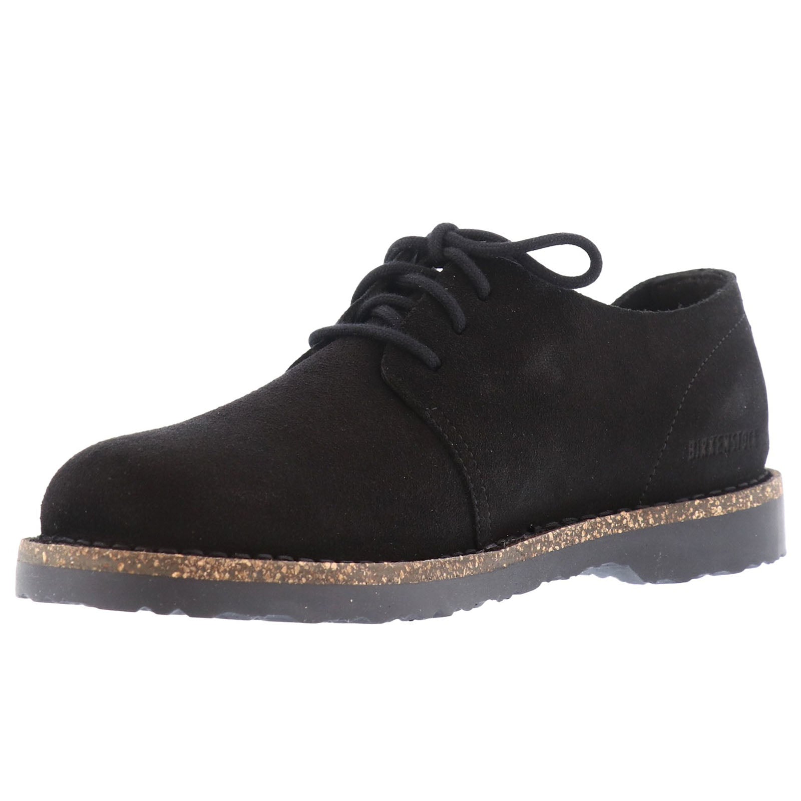 Birkenstock Uppsala Low Suede Leather Unisex Shoes#color_black