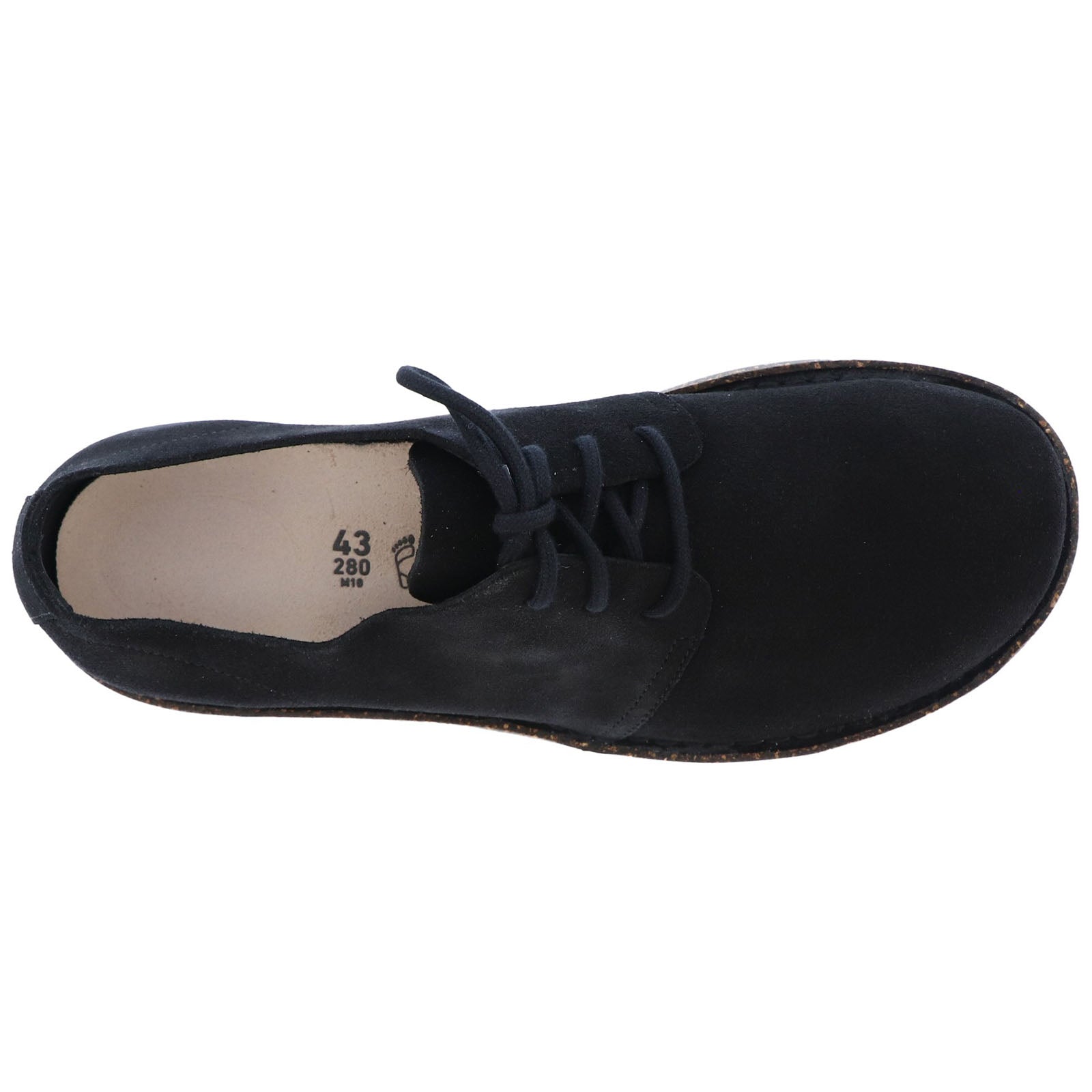 Birkenstock Uppsala Low Suede Leather Unisex Shoes#color_black