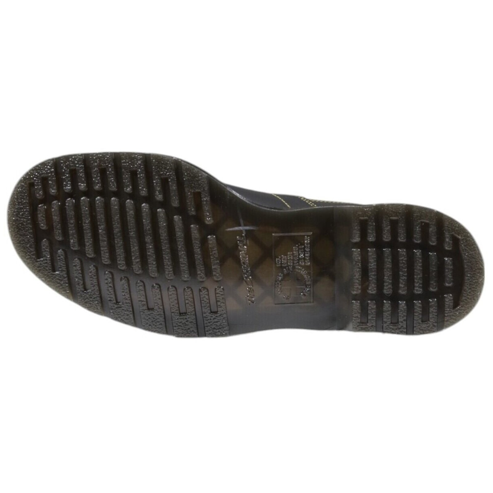 Dr. Martens Church Greasy Smooth Leather Unisex Boots#color_black