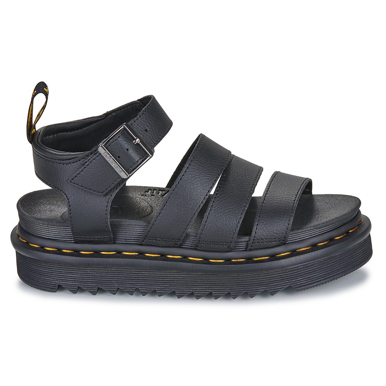 Dr. Martens Blaire Athena Leather Womens Sandals#color_black