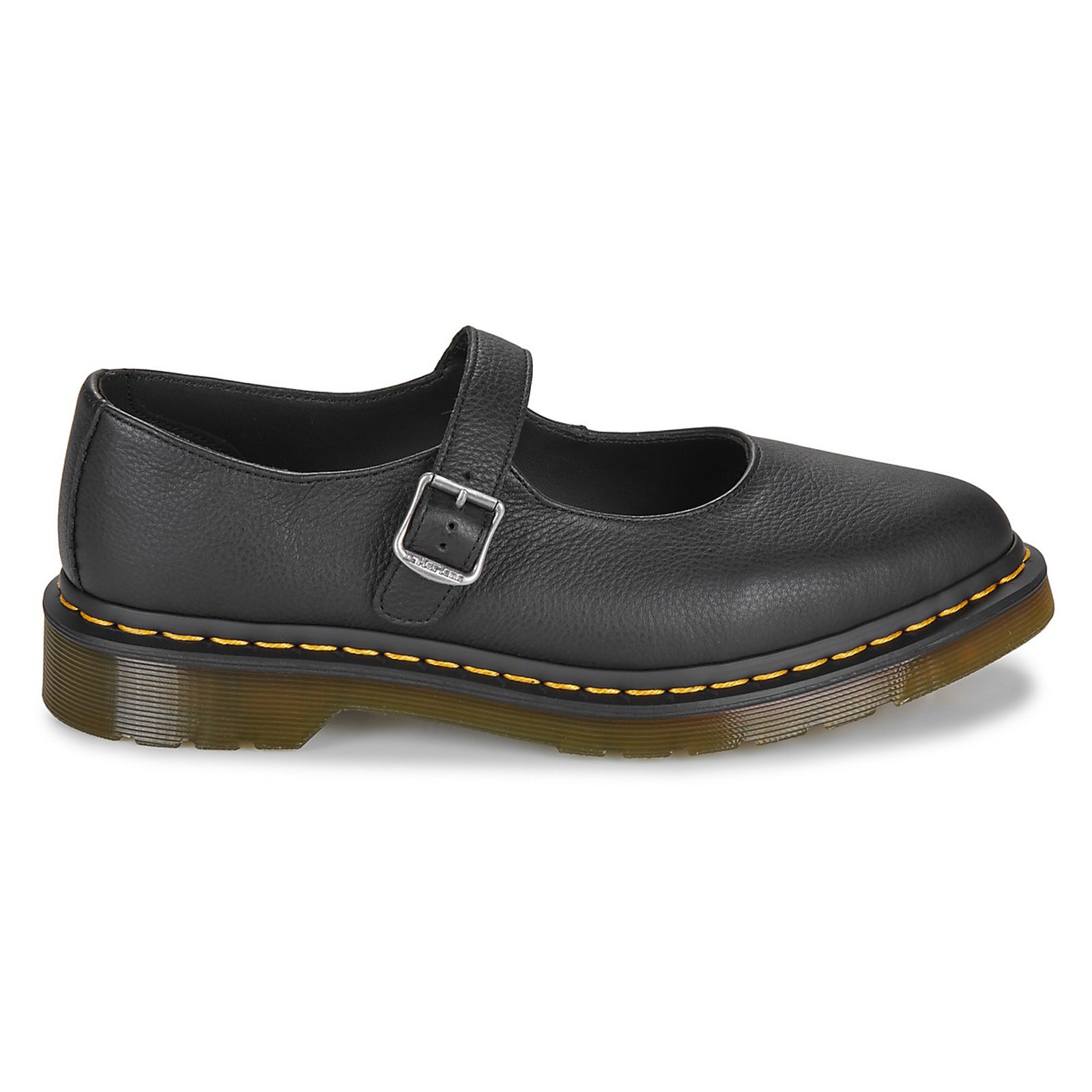 Dr. Martens Elphie MJ Leather Womens Shoes#color_black